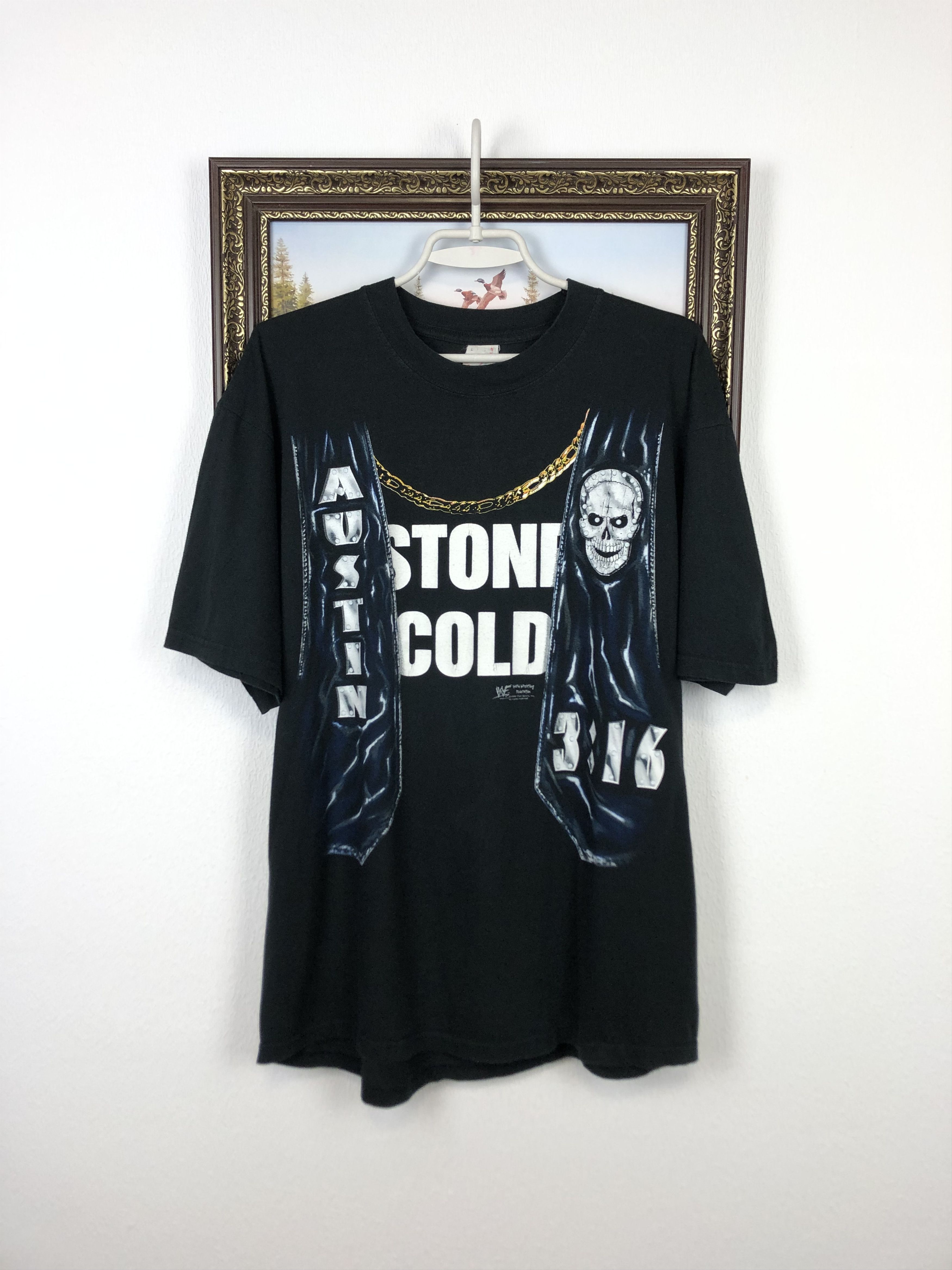 WWE Vintage 90's Stone Cold Steve Austin WWF 3:16 Shirt Tee Size US L / EU 52-54 / 3 - 3 Thumbnail