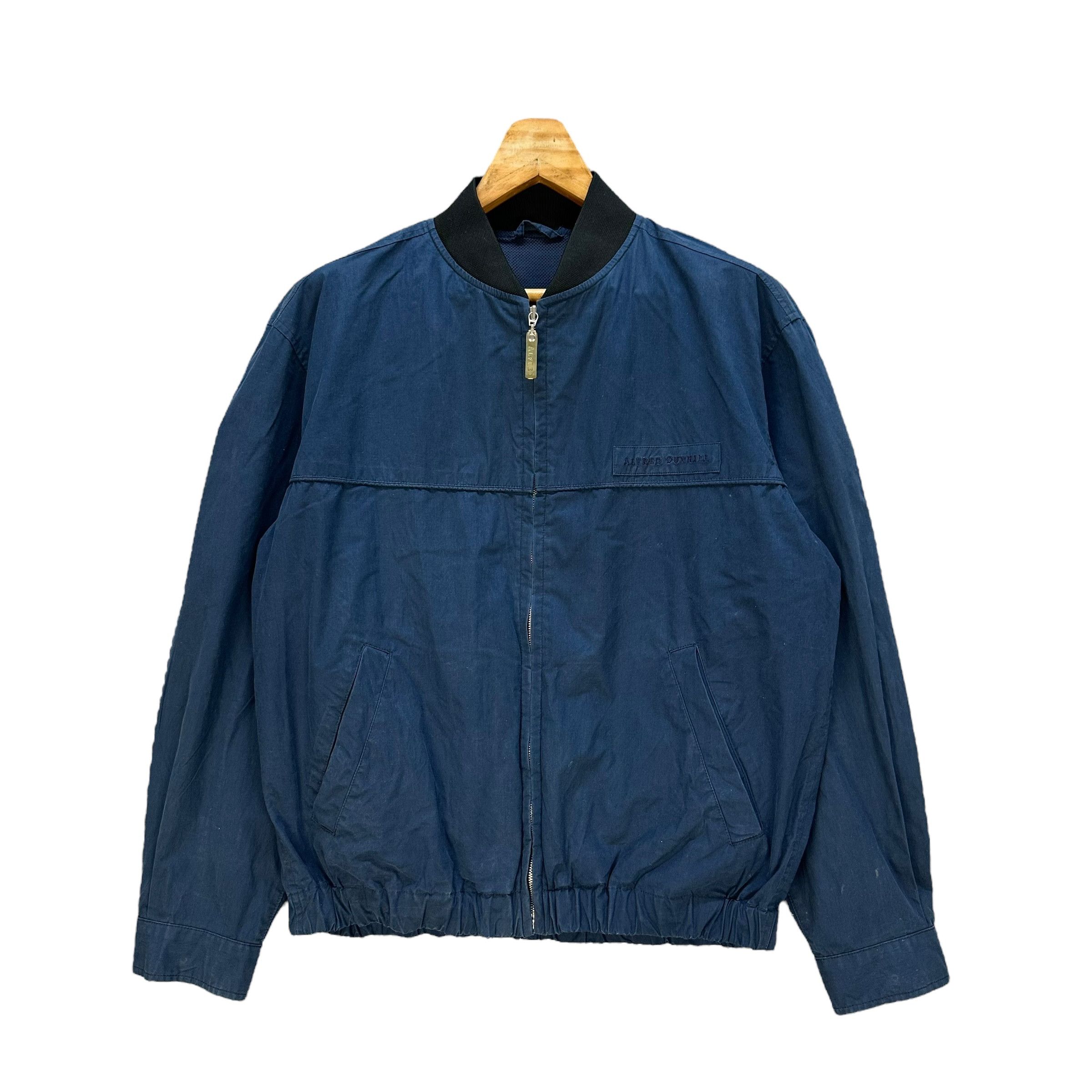 Alfred Dunhill ALFRED DUNHILL Small Logo Casual Bomber Jacket #1512-A62 Size US S / EU 44-46 / 1 - 1 Thumbnail