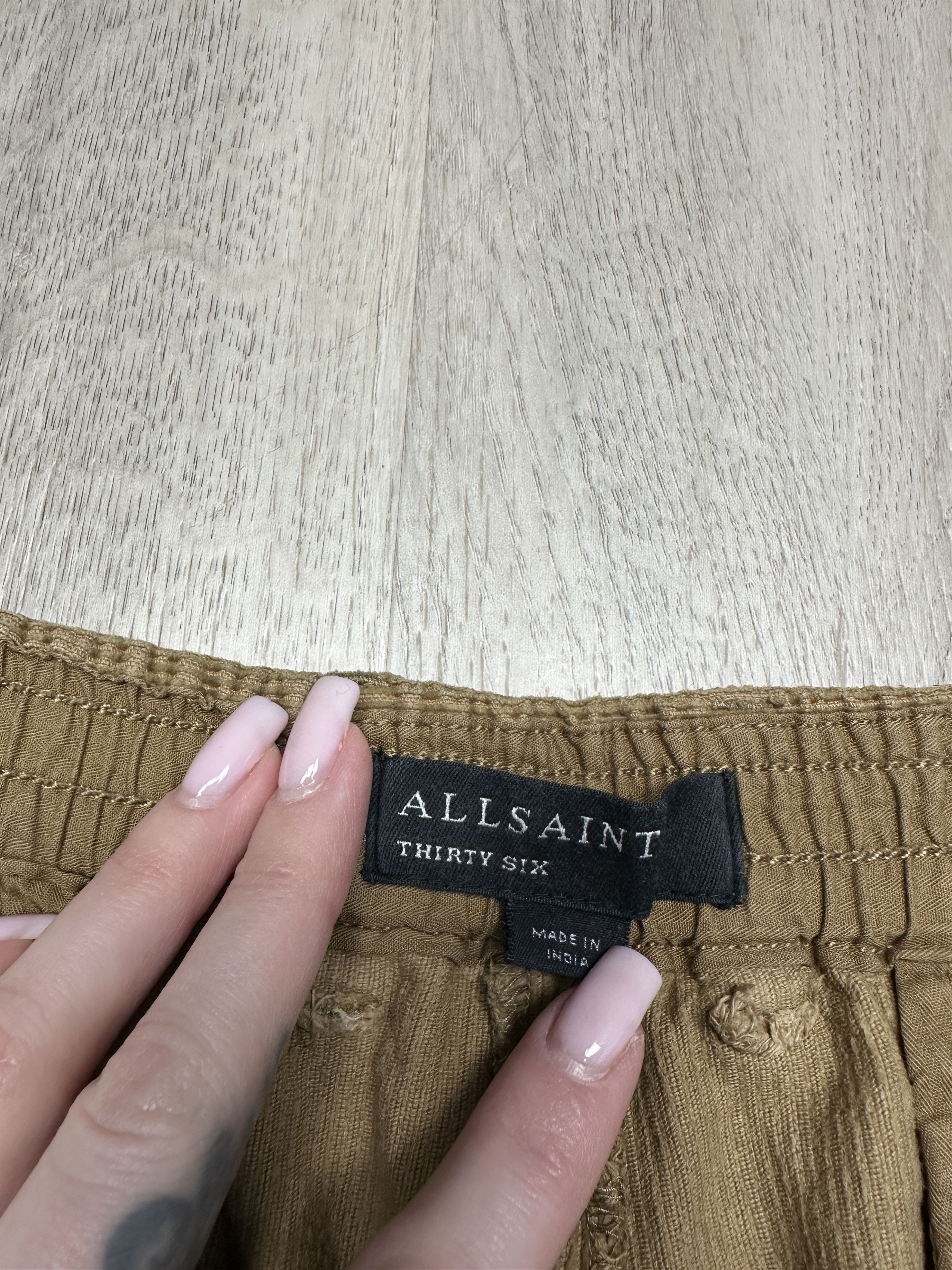 Allsaints Allsaints Sleid Mens Corduroy Trousers Pants Slim Fit Size US 36 / EU 52 - 3 Thumbnail