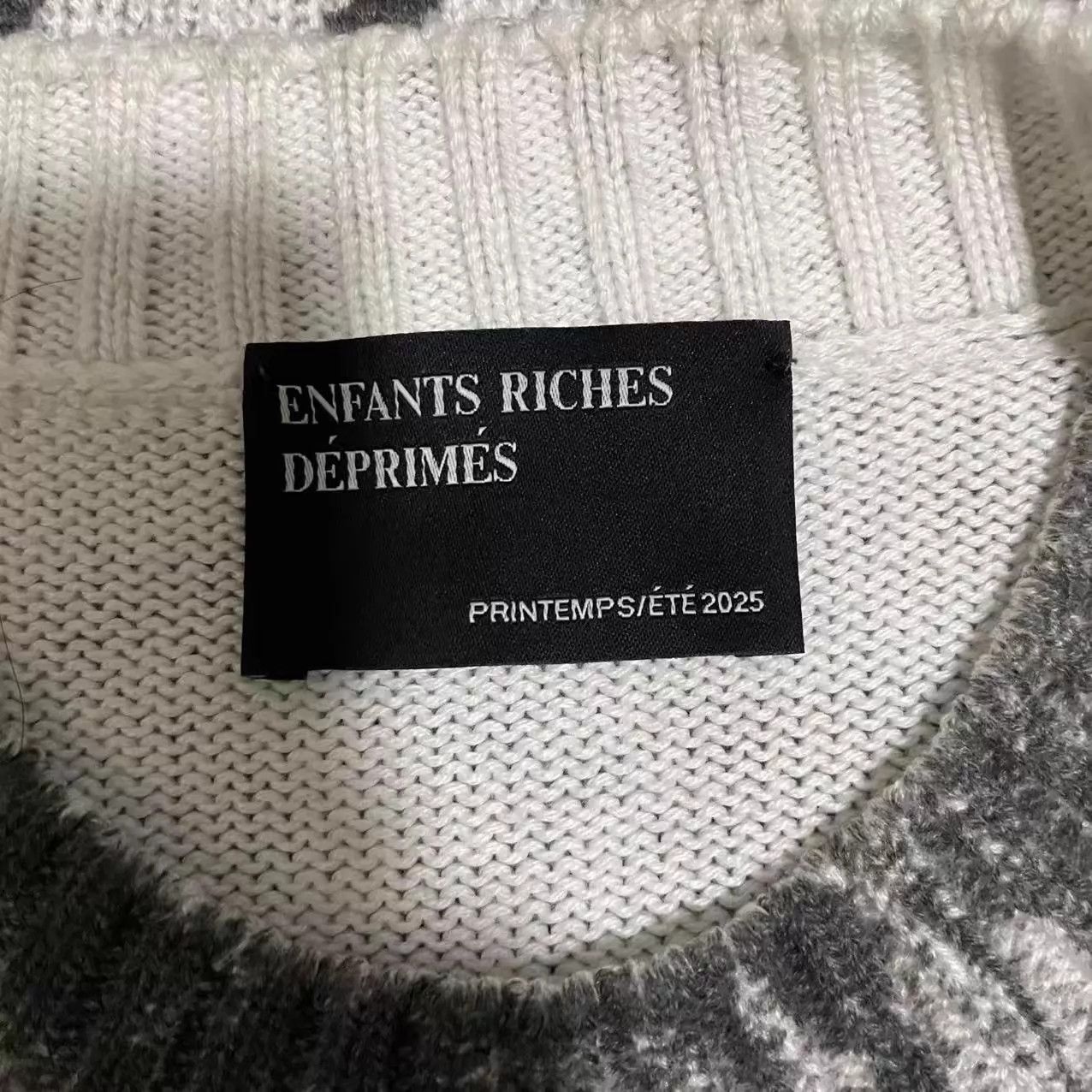 Enfants Riches Deprimes ERD 25ss Comic Print Knit Sweater M Size M / US 6-8 / IT 42-44 - 3 Thumbnail