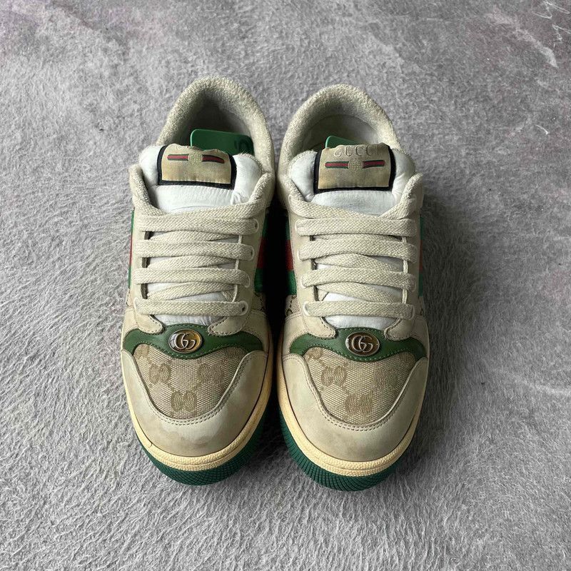 Gucci Gucci Screener Leather Sneakers in Green - Size US 8 / EU 41 - 2 Thumbnail