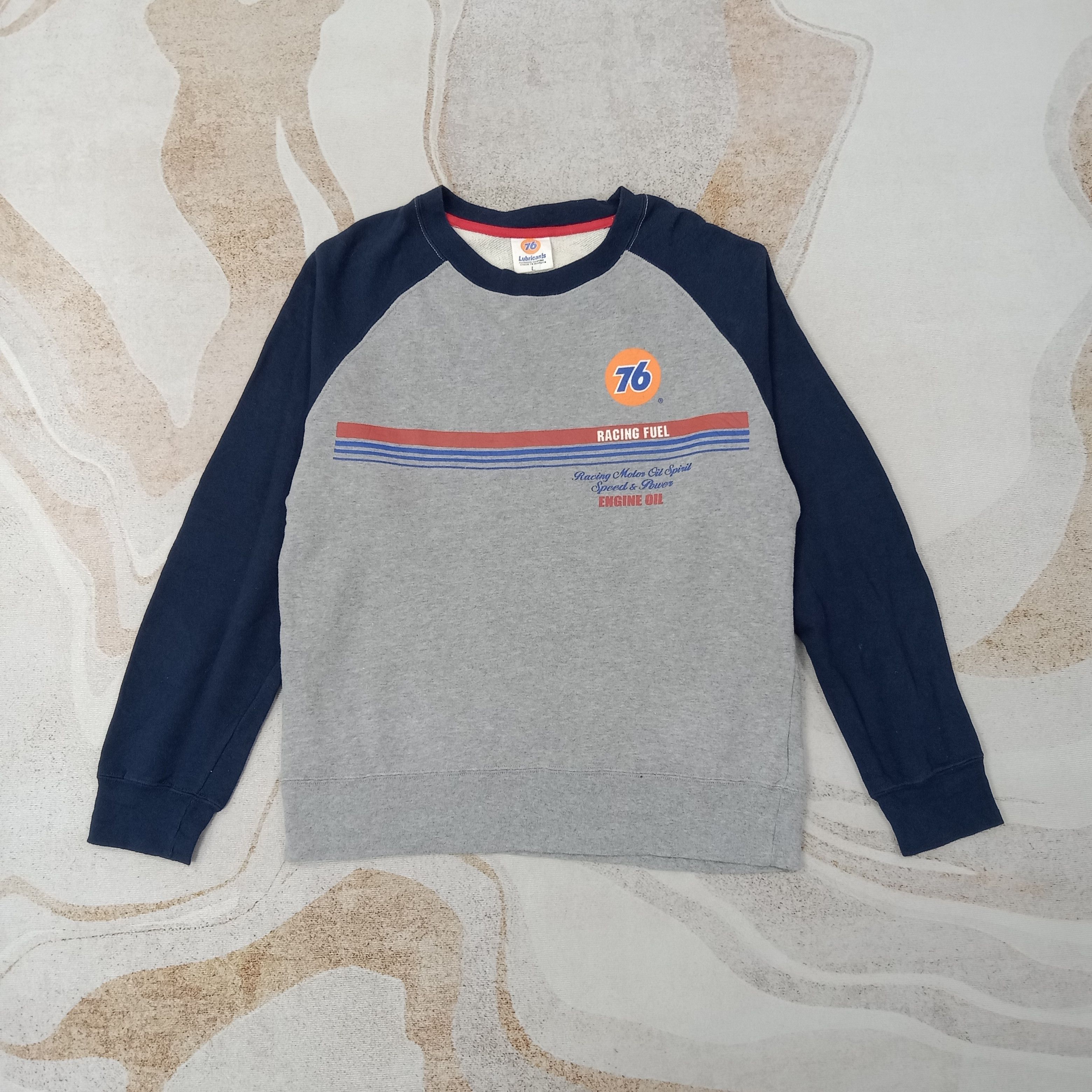 Japanese Brand Lubricant 76 Motor Oil Racing Sweatshirt C261N5 Size US M / EU 48-50 / 2 - 3 Thumbnail