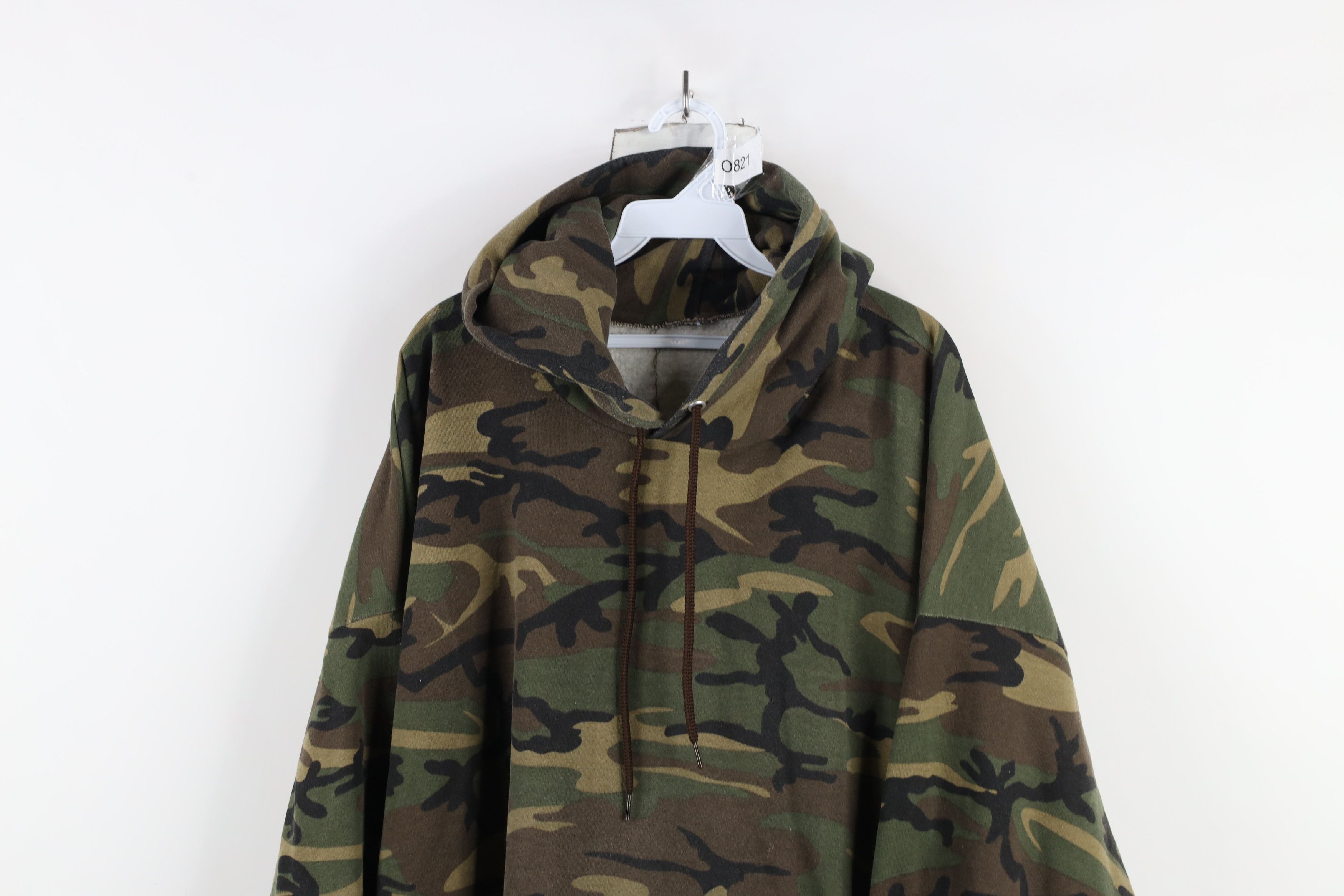 Vintage Vintage 90s Y2K Streetwear Camouflage Hoodie Sweatshirt Size US XXL / EU 58 / 5 - 2 Thumbnail