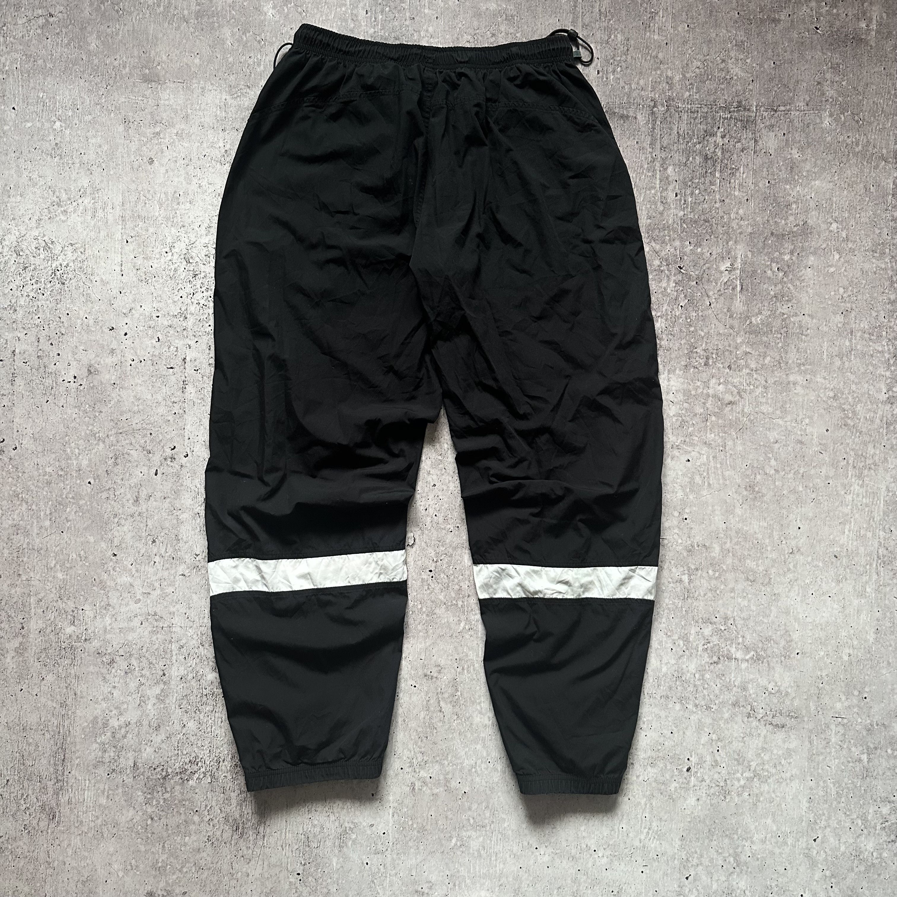 Nike × Vintage Nike y2k Vintage Big Logo Nylon Drill Track Swoosh Pants Size US 36 / EU 52 - 8 Thumbnail