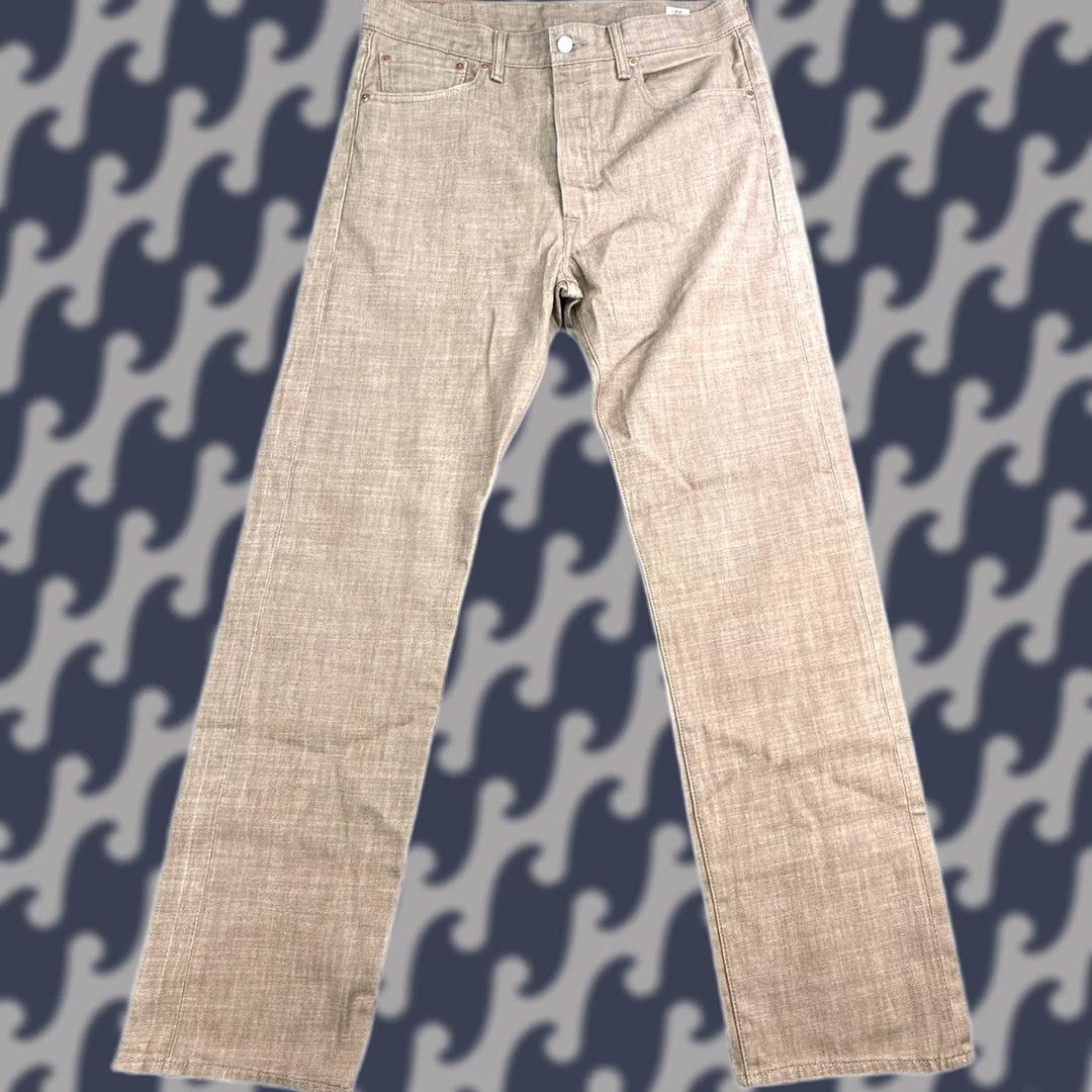 Levi's NEW LEVIS 501 UNWASHED WHITE OAK CONE MILLS SUPPER NEPPY