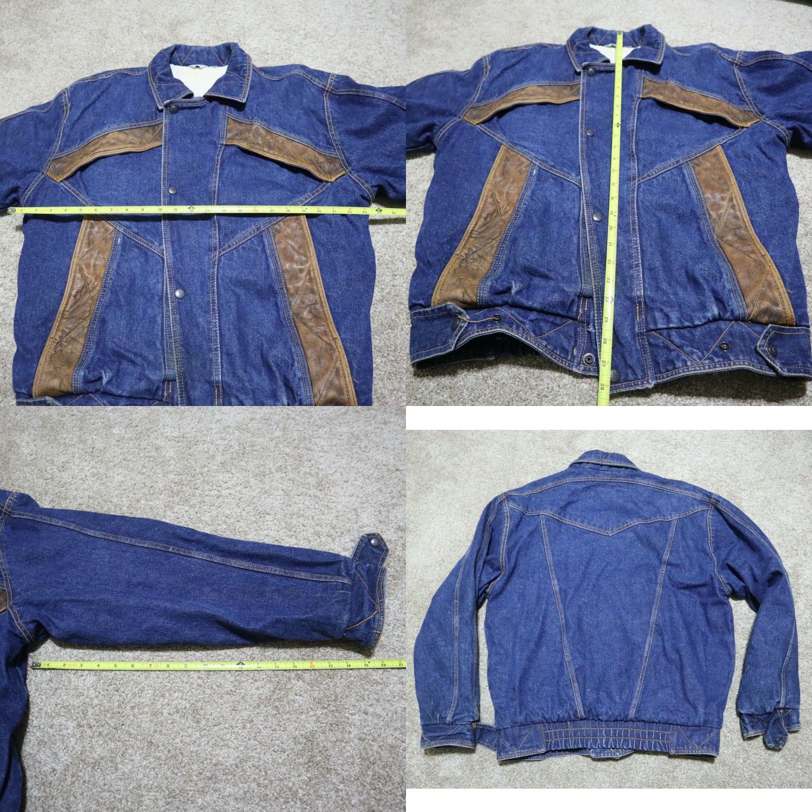 Vintage VINTAGE Canyon River Blues Denim Jacket Blue Wash Medium Unisex Adult Size US 31 - 8 Thumbnail