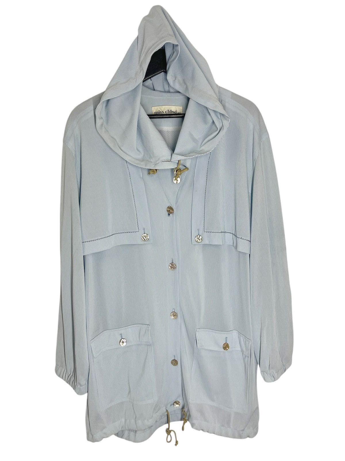 Chloe × Vintage VINTAGE CHLOE PARKAS HOODIE STRIPES JACKET Size S / US 4 / IT 40 - 1 Thumbnail