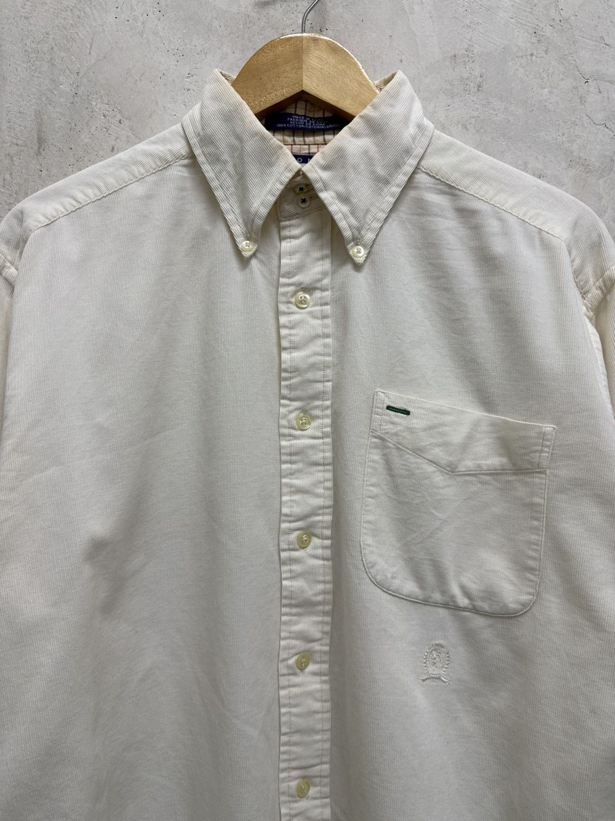 Tommy Hilfiger Vintage Tommy Hilfiger Corduroy Shirt Size US M / EU 48-50 / 2 - 2 Thumbnail