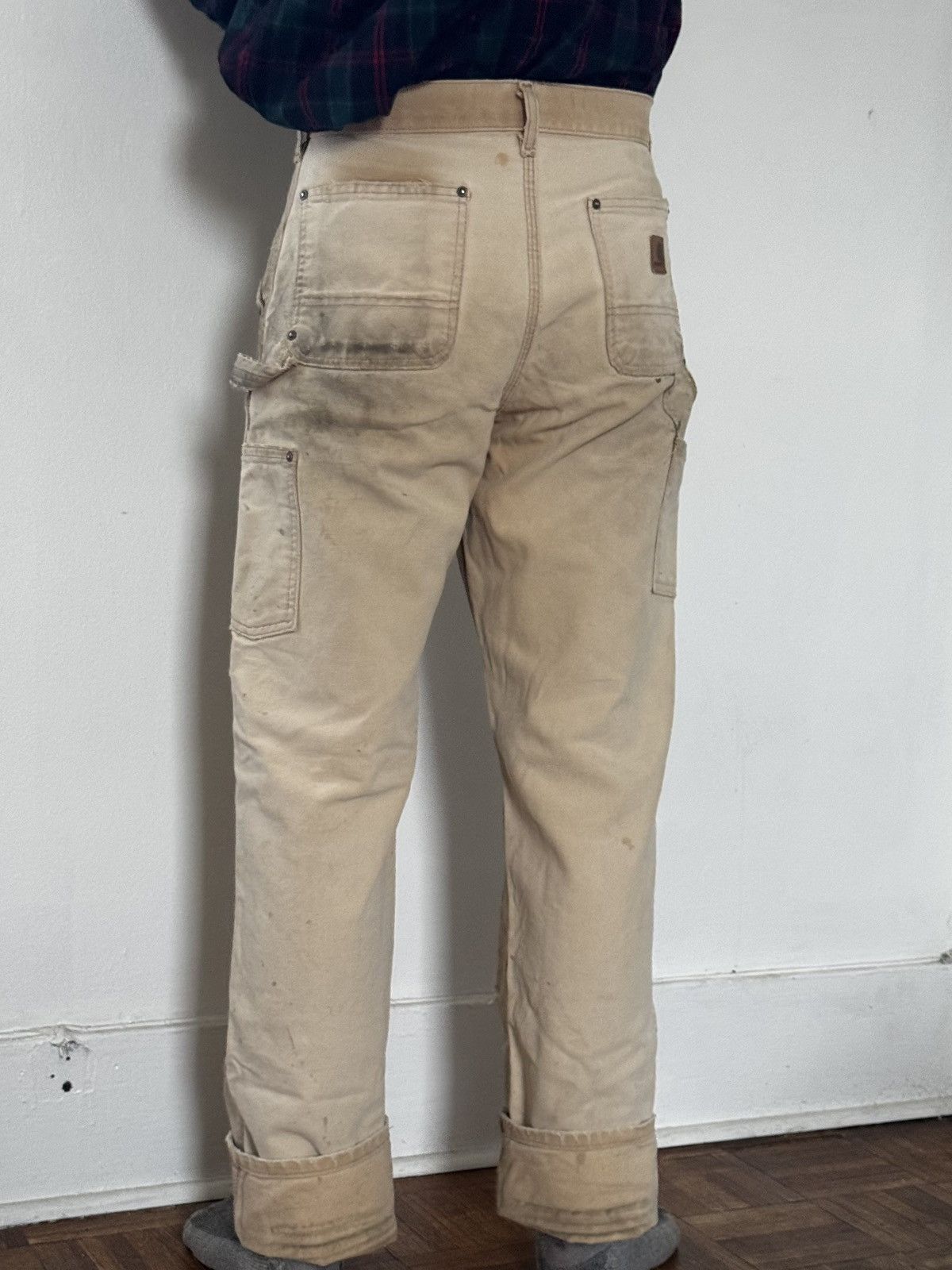 Carhartt Doublefront Canvas Work Pants Size US 30 / EU 46 - 4 Thumbnail