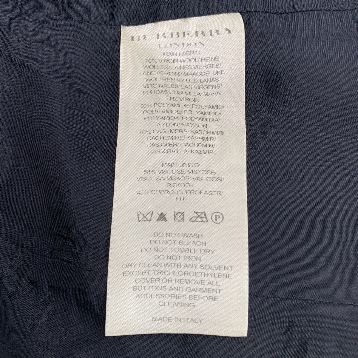 Burberry Burberry Bbr Colorblocked Striped Gradient Wool Coat Size M / US 6-8 / IT 42-44 - 7 Thumbnail