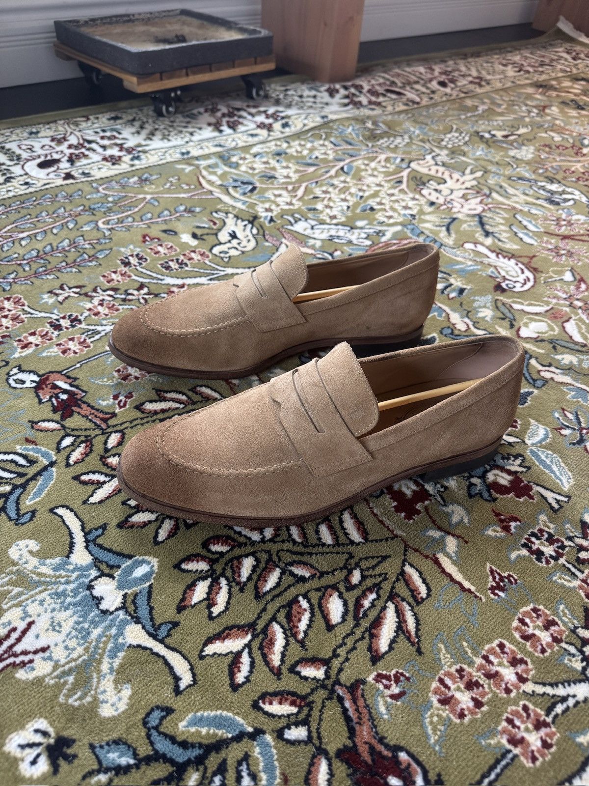 Tod's Mens Tod’s Suede Loafers Size US 10 / EU 43 - 1 Thumbnail