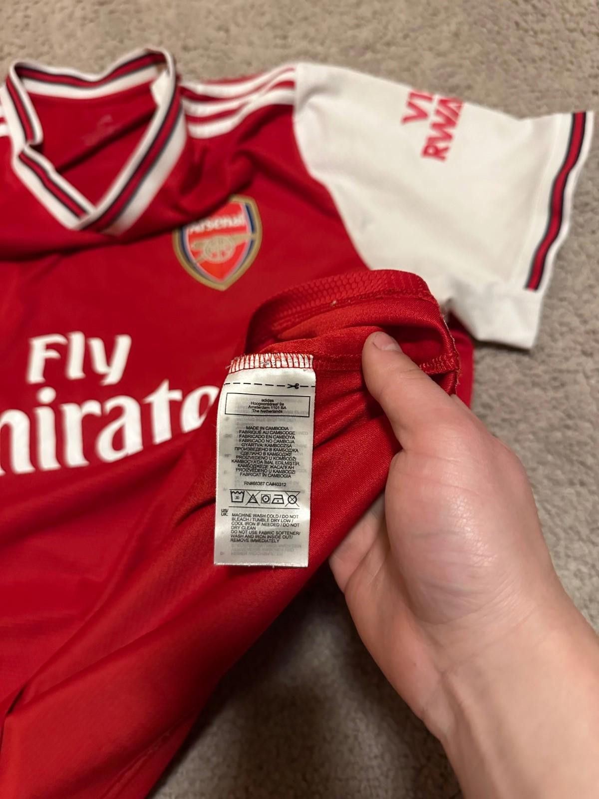 Adidas ARSENAL 2019 2020 HOME FOOTBALL SHIRT SOCCER JERSEY ADIDAS Size US XL / EU 56 / 4 - 6 Thumbnail
