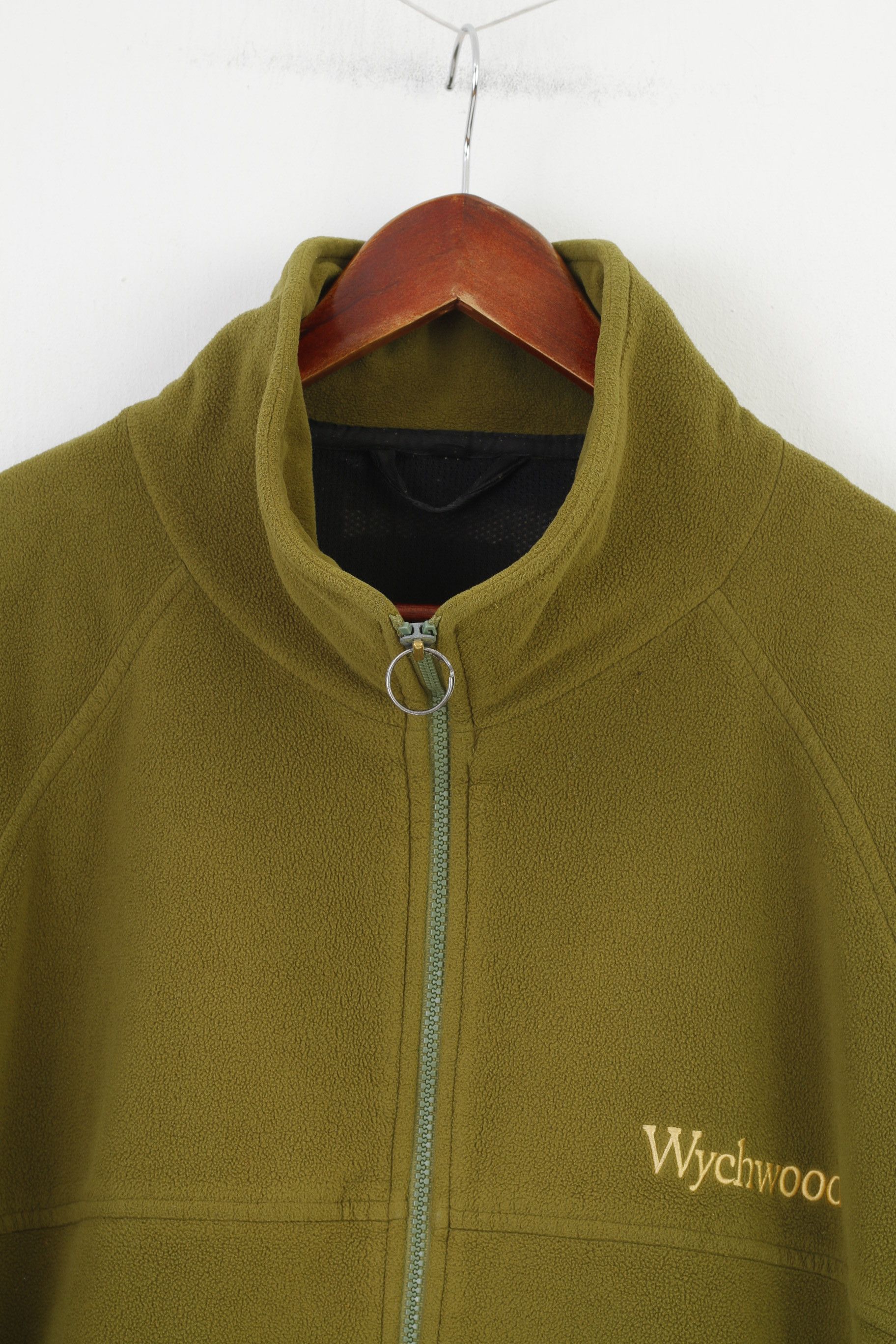 Vintage Wychwood Men XXL Fleece Green Full Zipper Polyester 0052 Size US XXL / EU 58 / 5 - 2 Thumbnail