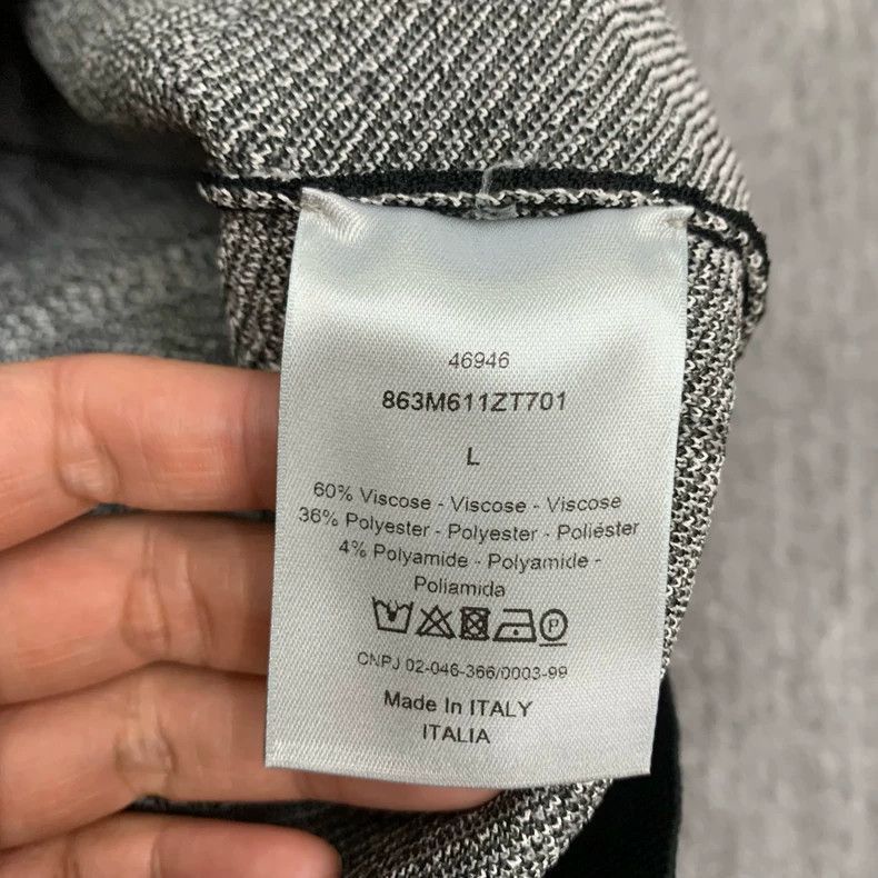 Dior Dior Black Graphic Knit Sweatshirt L Size-2505 Size US L / EU 52-54 / 3 - 4 Thumbnail