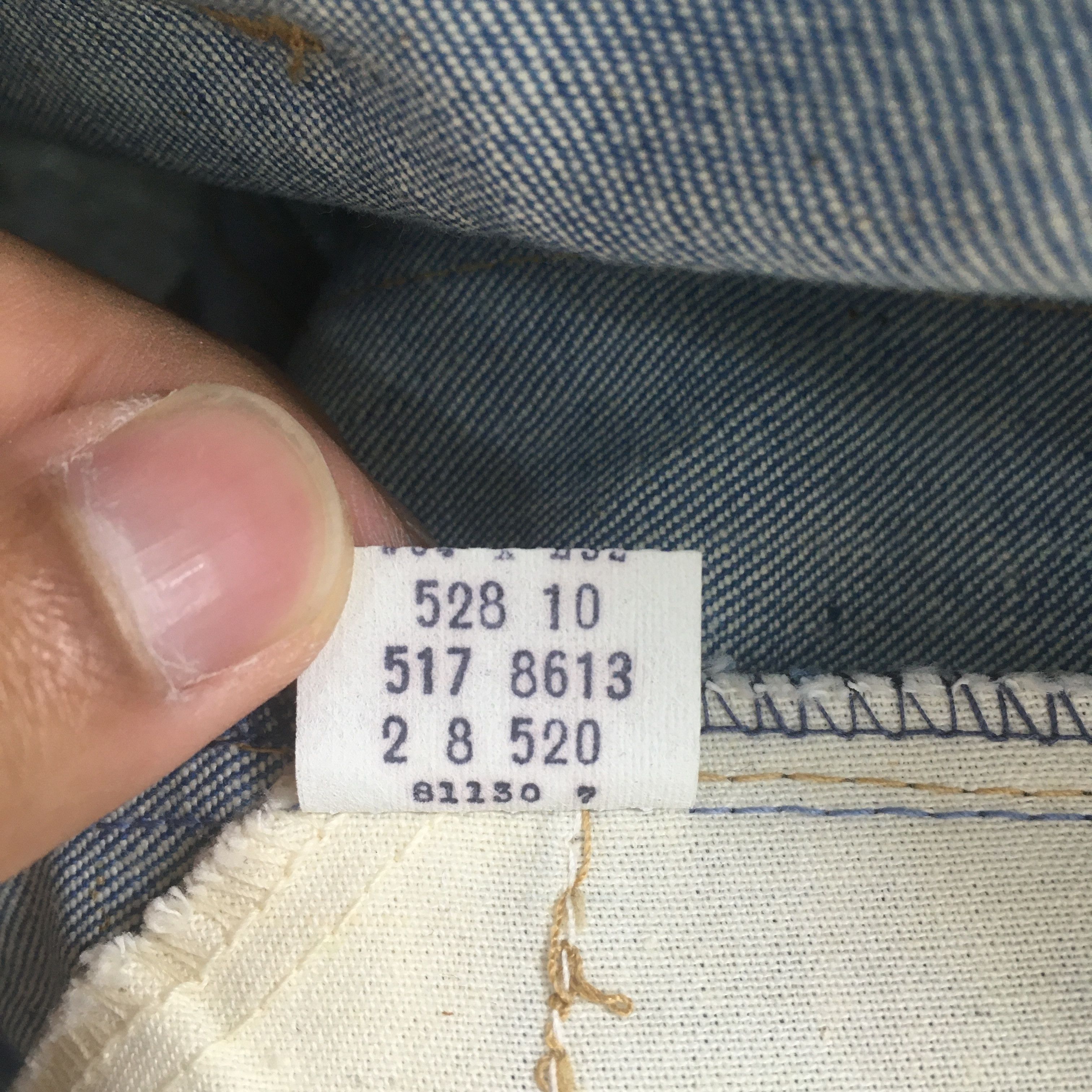 Levi's Size 33x33 Vintage 80s Levi's 517 Flare Jeans S1994 Size US 33 - 14 Thumbnail