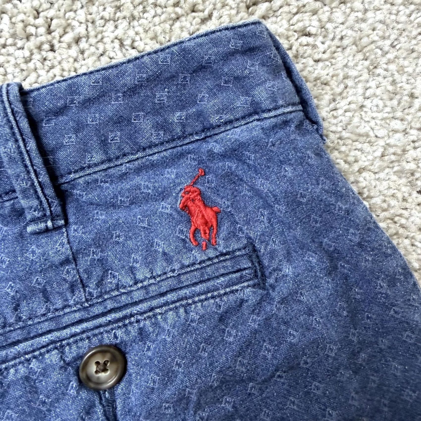 Polo Ralph Lauren - Polo Ralph Lauren Womens Chino Shorts Twill Blue - Regular Size 2 Tag 30W - Pre-Owned Size 26" / US 2 / IT 38 - 5 Thumbnail