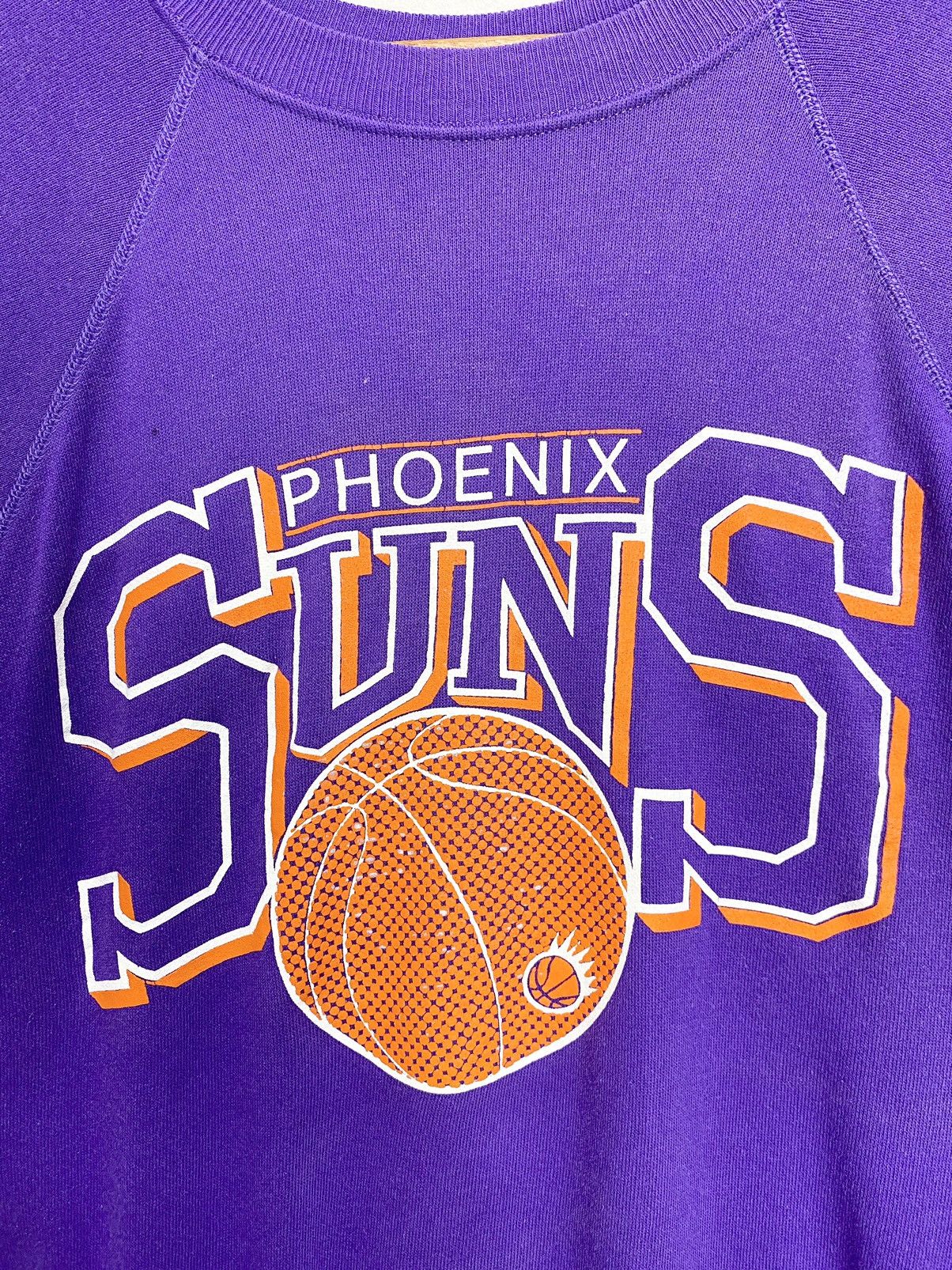 NBA Vintage 80s Phoenix Suns NBA Sweatshirt Purple Size XL Size US XL / EU 56 / 4 - 5 Thumbnail
