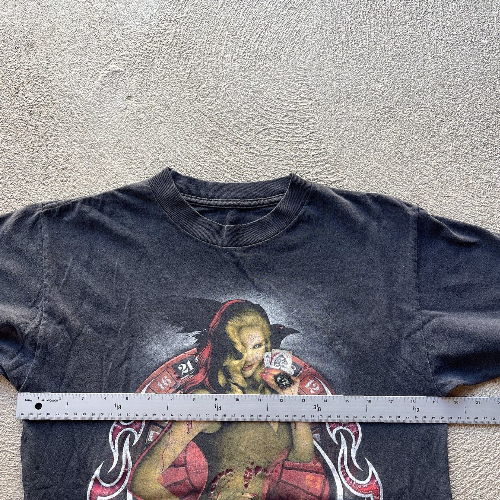 Vintage VINTAGE Universal Studios Hollywood Shirt Mens M Black 90s Halloween Horror Night Flames Skull T-Shirt Size US M / EU 48-50 / 2 - 5 Thumbnail