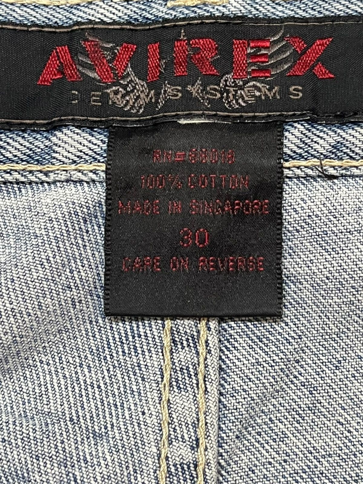 Avirex Vintage Avirex System Faded Wide Leg Denim Size US 30 / EU 46 - 11 Thumbnail