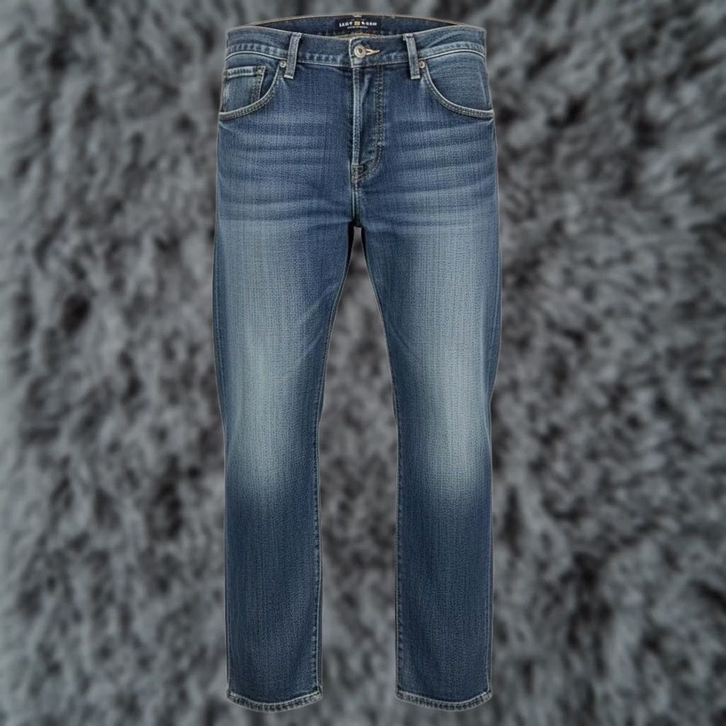 Lucky Brand Lucky Brand 221 Original Straight Jeans Mens 32x27 Blue Medium Wash Button Fly Denim 5-Pocket Logo Patch Size US 32 / EU 48 - 1 Thumbnail