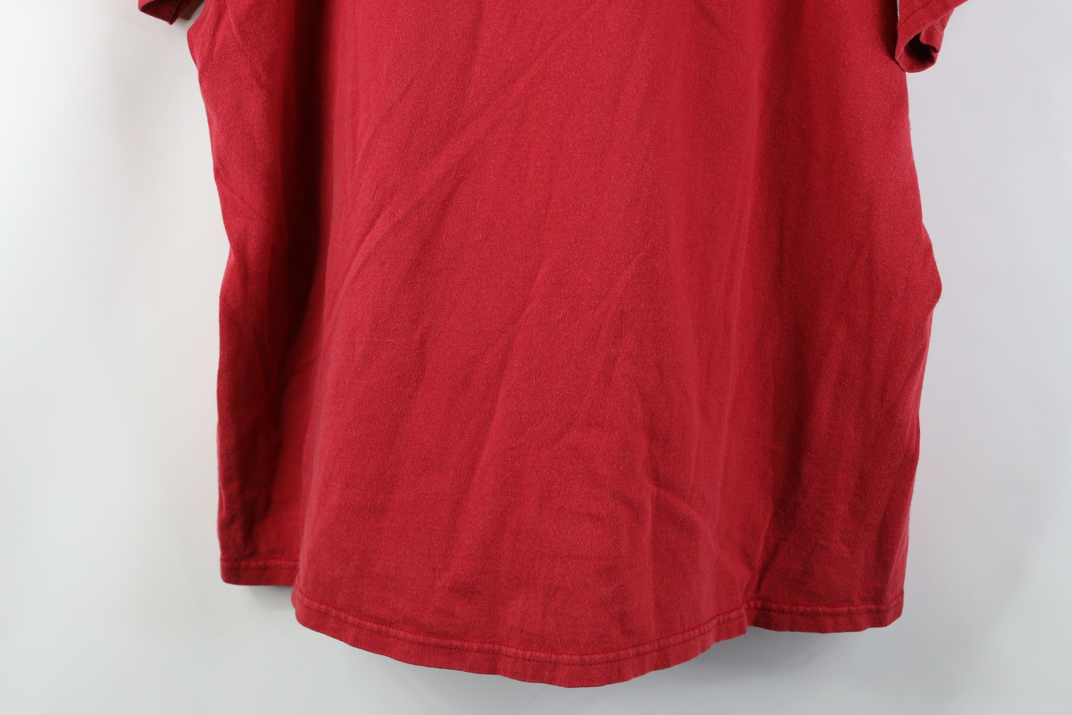 Nike Vintage Y2K Nike Travis Scott Big Swoosh Air T-Shirt Red Size US M / EU 48-50 / 2 - 14 Thumbnail