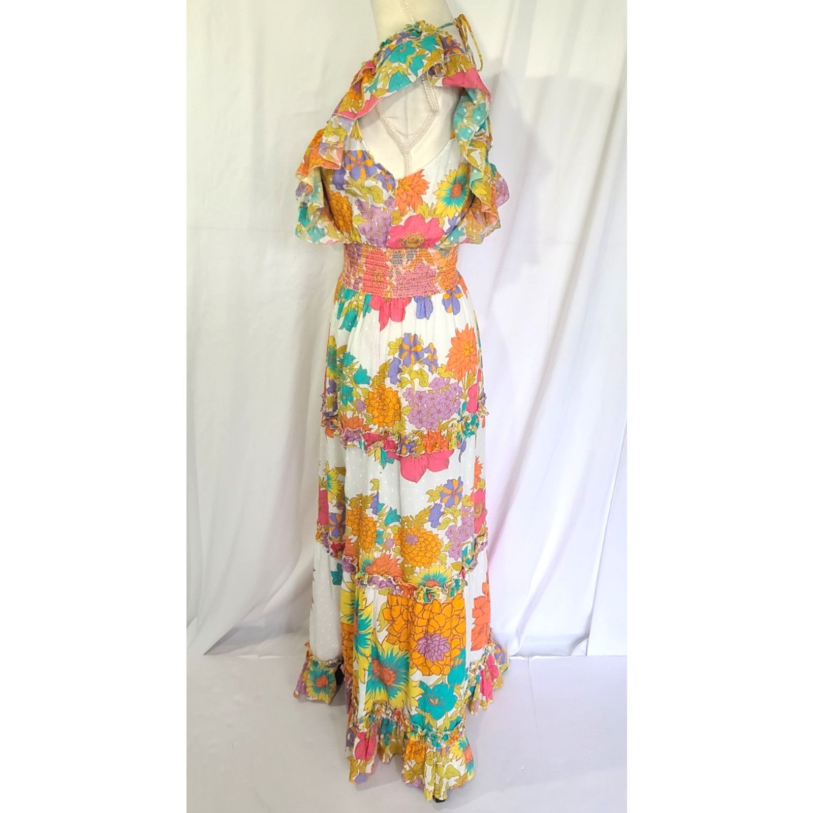 Anthropologie Anthropologie Love The Label Minnie Azalea Midi Dress XS Size XS / US 0-2 / IT 36-38 - 6 Thumbnail