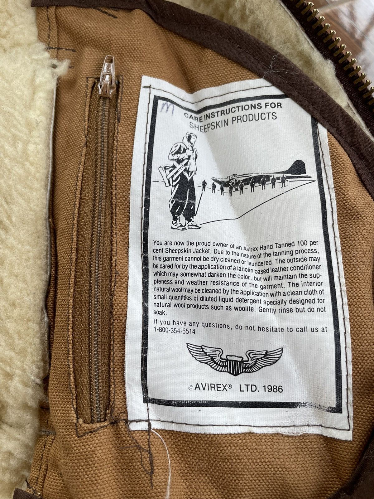 Avirex Vintage Avirex B-3 Sheepskin Flight Leather Shearling Jacket Size US M / EU 48-50 / 2 - 9 Thumbnail