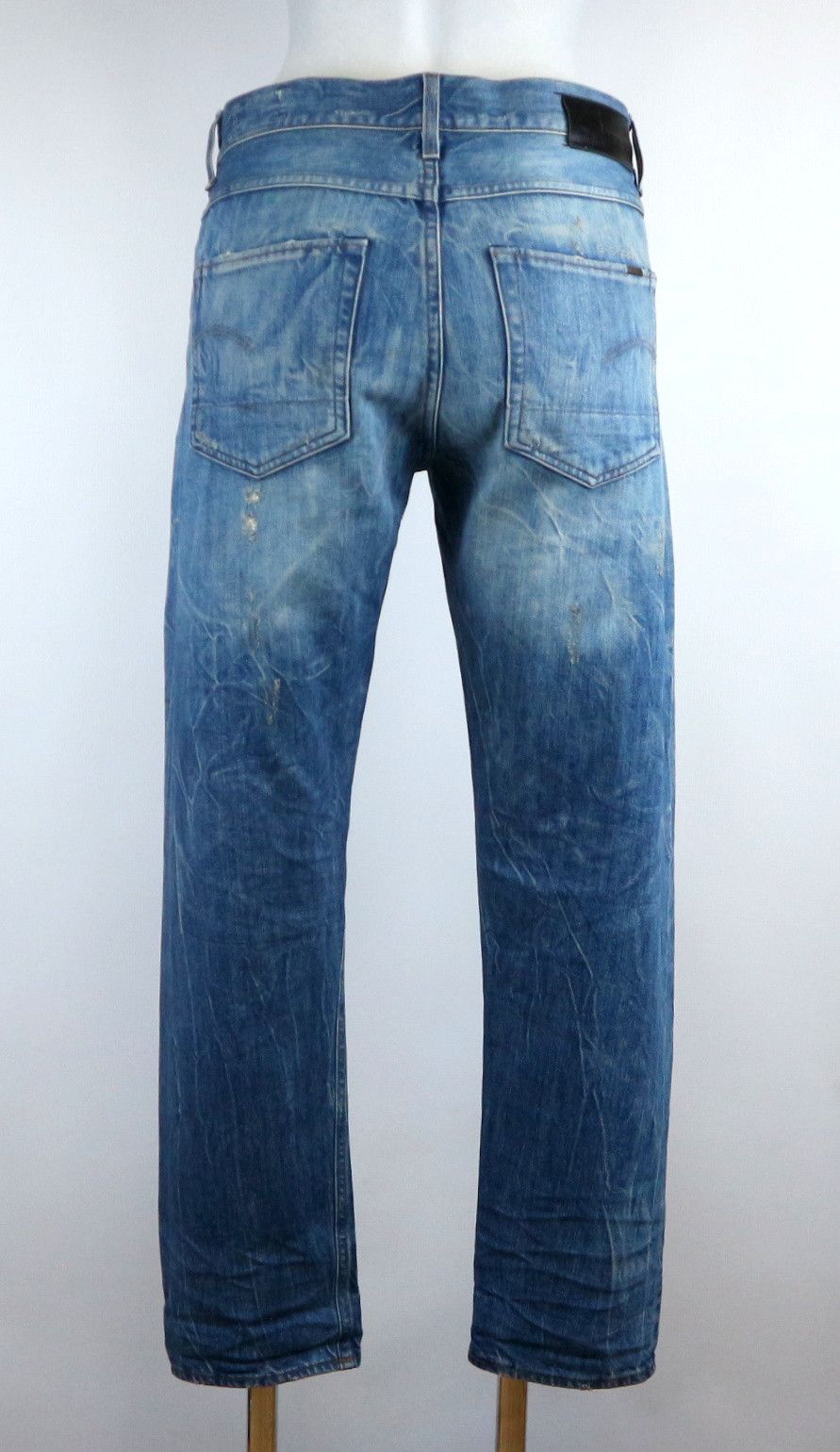 G-Star G-Star Raw 3301 RL Selvedge Denim Jeans W28 L32 Size 28" / US 6 / IT 42 - 1 Thumbnail