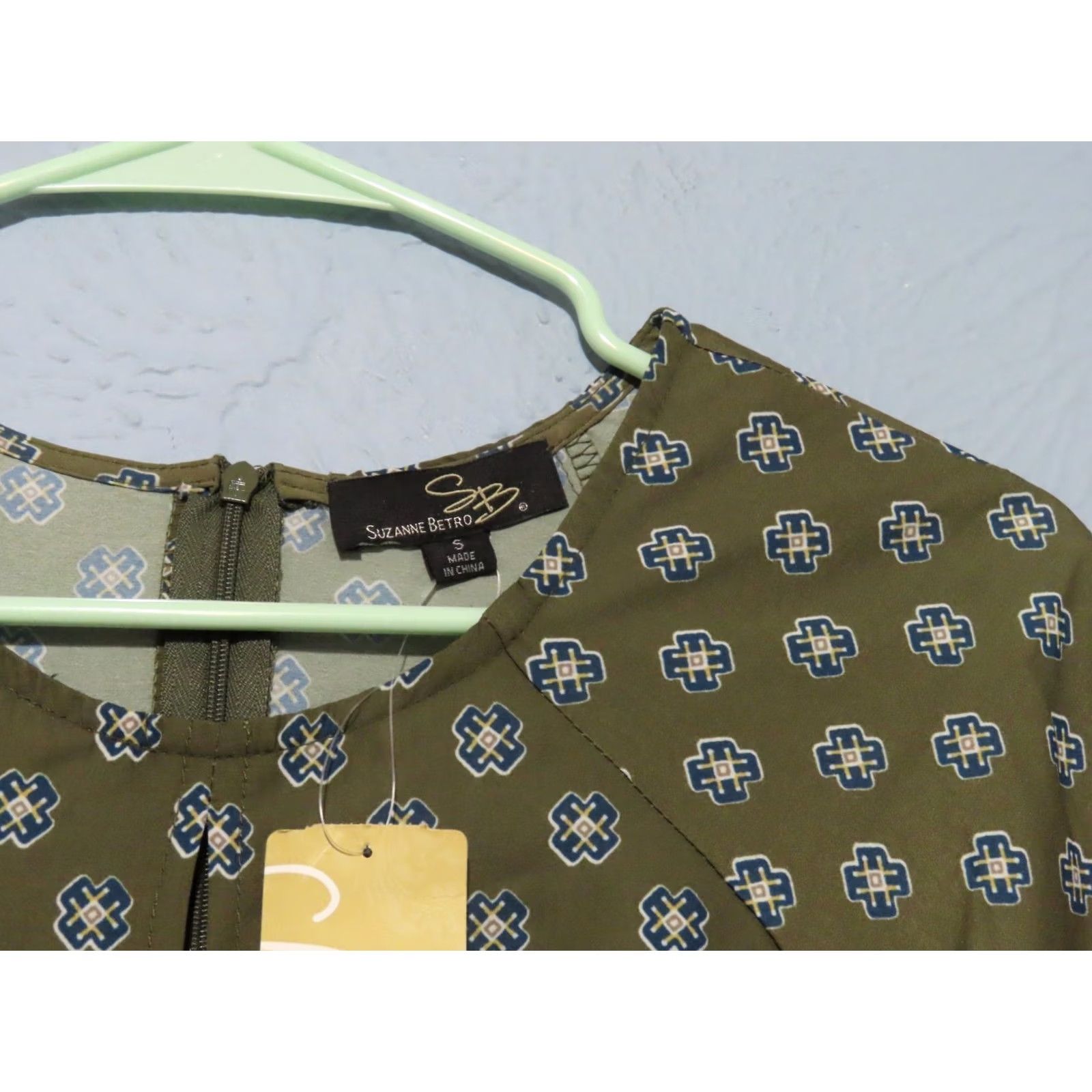 Vintage Suzanne Betro Dress Womens S Front Keyhole Kimono Size Style U9504293 Size S / US 4 / IT 40 - 5 Thumbnail