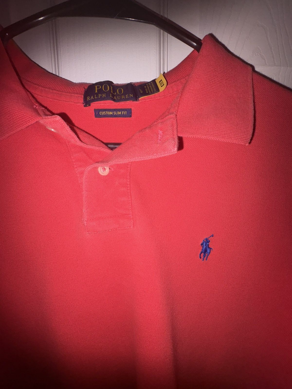 Polo Ralph Lauren Mens ralph lauren polo shirt navy blue pony size large y2k Size US L / EU 52-54 / 3 - 3 Thumbnail