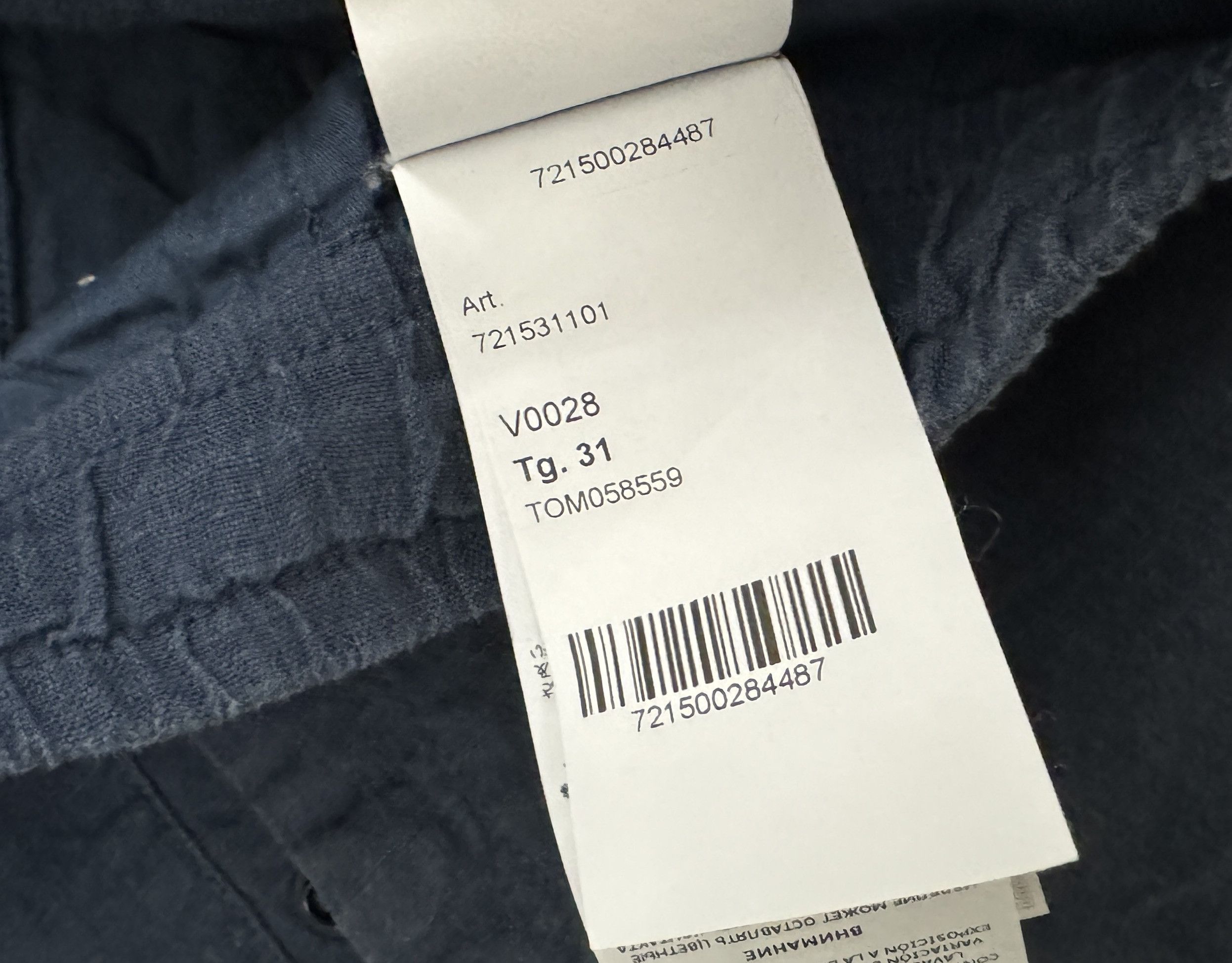 Stone Island Stone Island Patch Pocket Cargo Trousers Linen Pants Size 31 Size US 31 - 10 Thumbnail