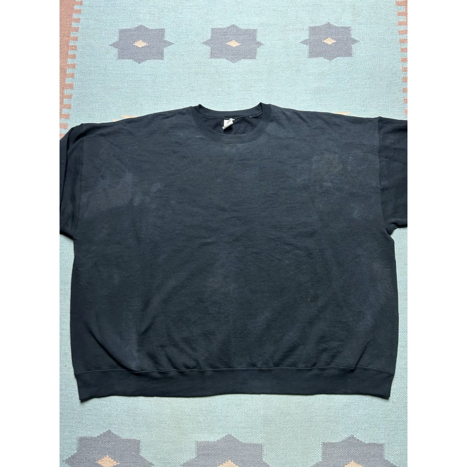 Hanes Hanes Sweatshirt Adult 5XL Black Eco Smart Crewneck Pullover Blank Soft Cozy Size US XXL / EU 58 / 5 - 2 Thumbnail