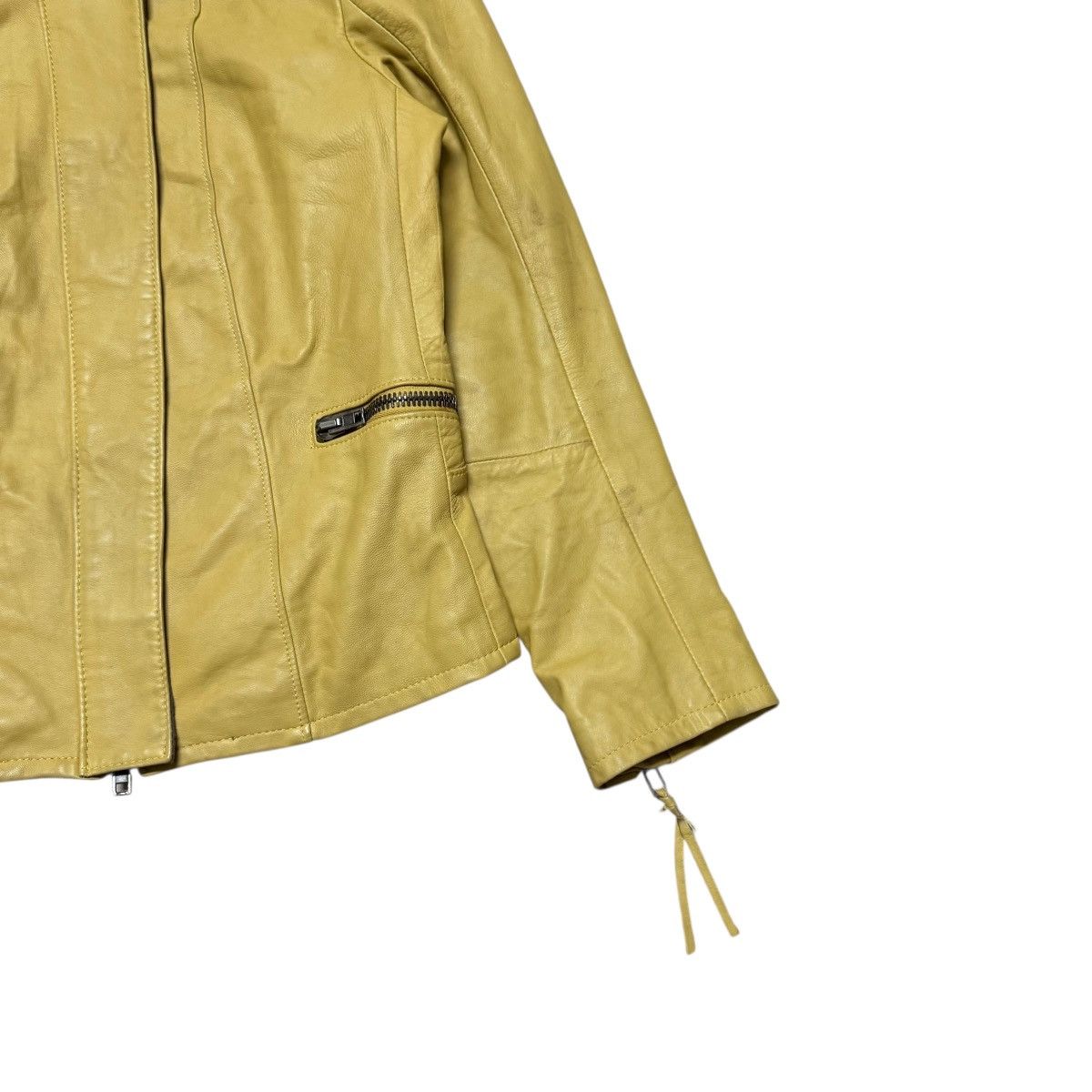 Leather S.W.O.R.D Gold Leather Jacket Size L / US 10 / IT 46 - 4 Thumbnail