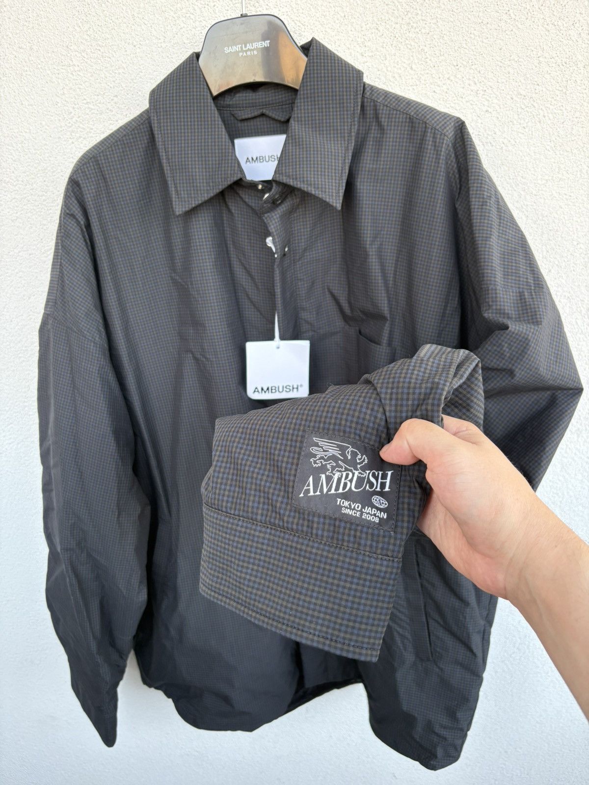 Ambush cotton padded oversized jacket AMBUSH PADDED REVERSIBLE