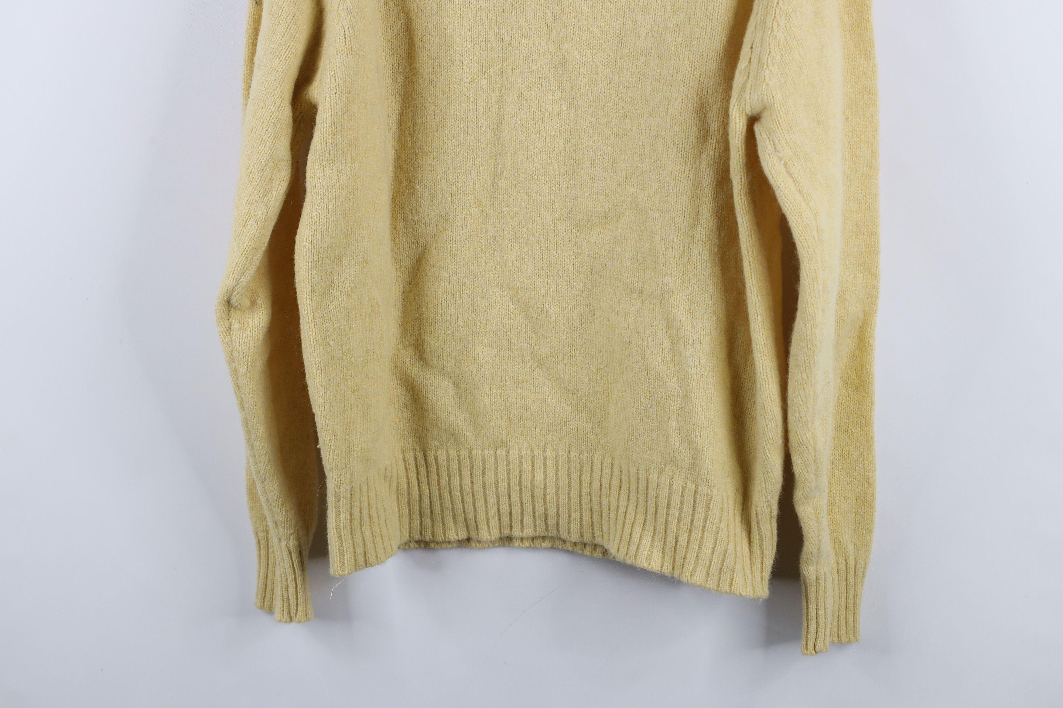 Vintage Vintage 70s Streetwear Blank Wool Blend Knit Sweater USA Size US L / EU 52-54 / 3 - 11 Thumbnail