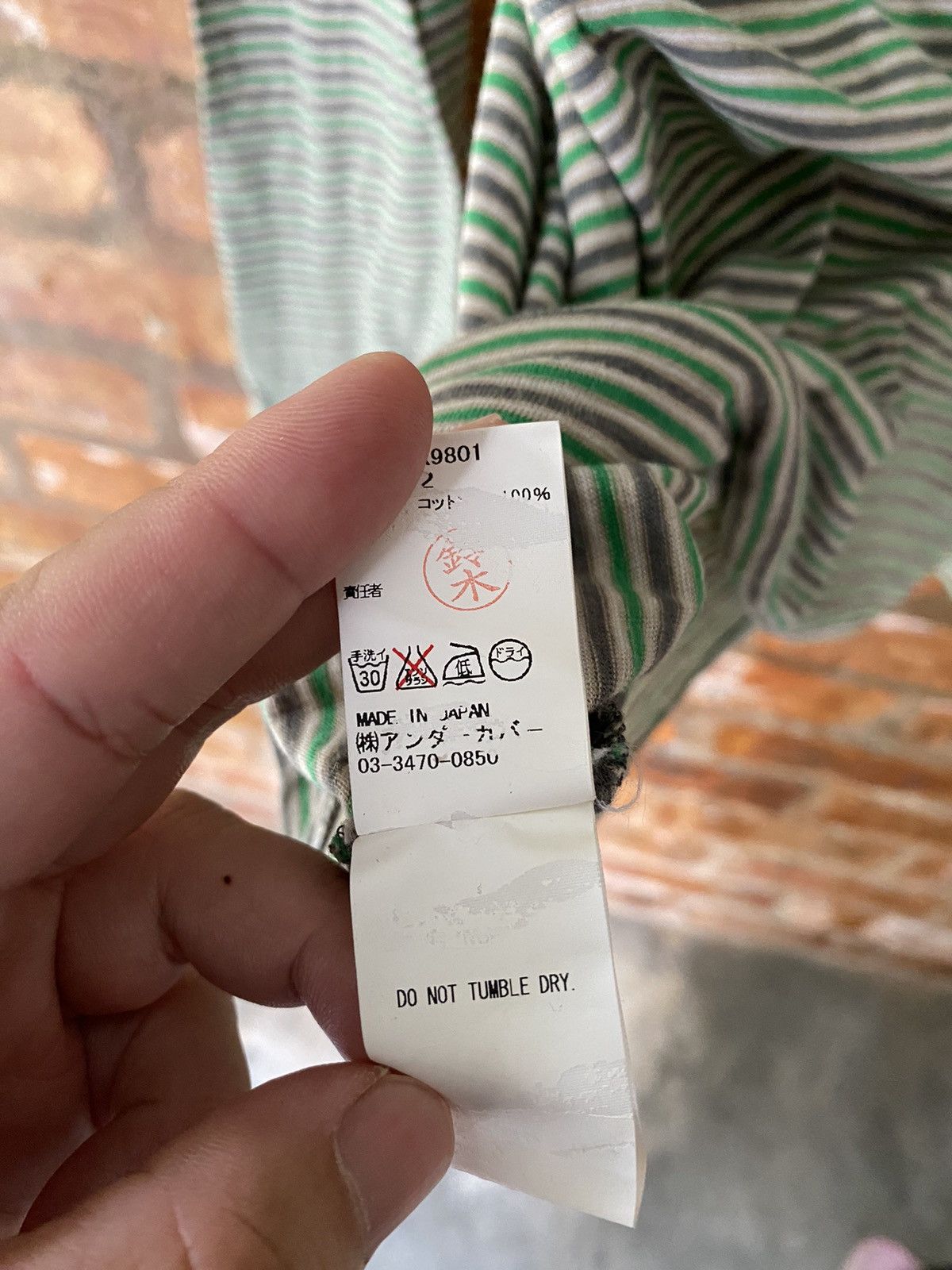 Jun Takahashi 🔥🔥2012 Undercover stripe fuck hand Size US M / EU 48-50 / 2 - 9 Thumbnail