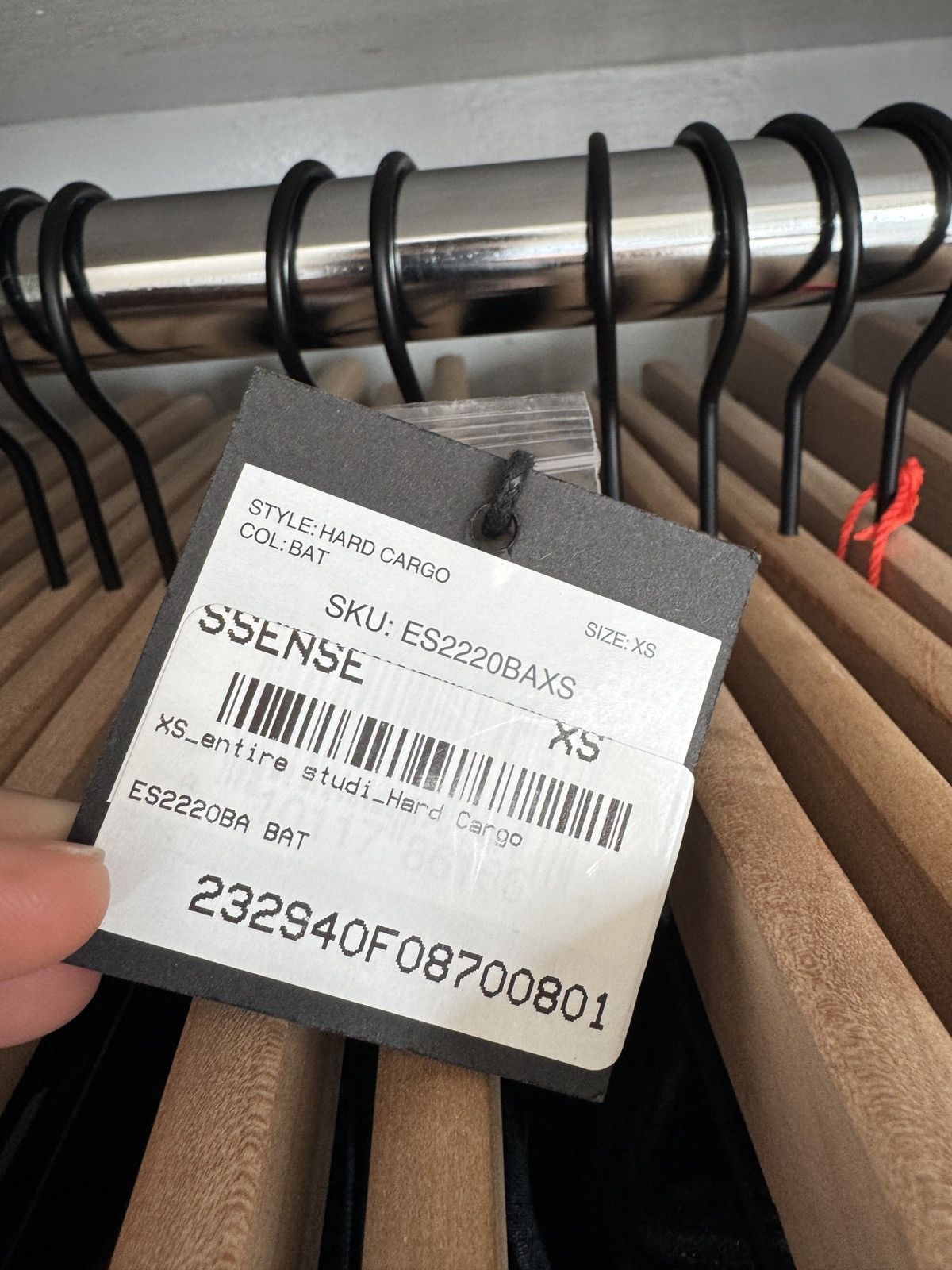 Entire Studios Entire Studios Black Hard Cargos Size US 29 - 6 Thumbnail