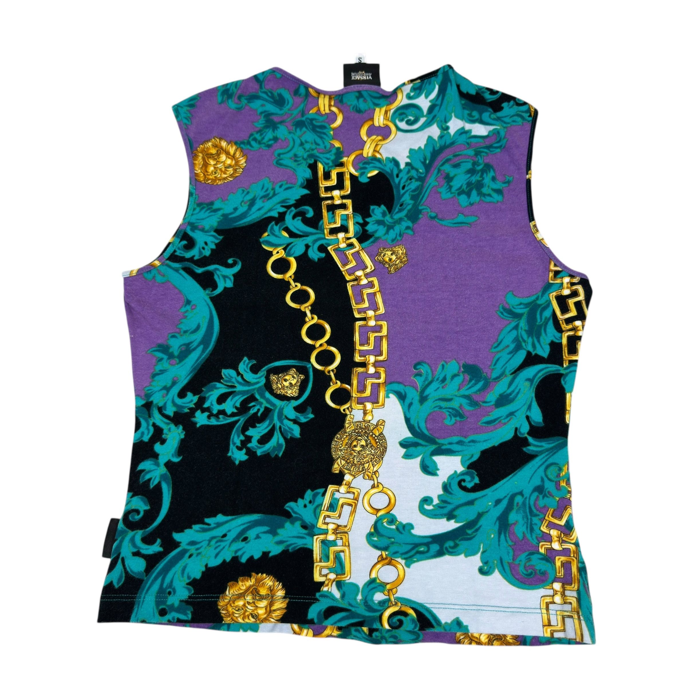 Versace × Vintage Versace Jeans Couture Women's Y2K Pullover Blouse S Size S / US 4 / IT 40 - 9 Thumbnail