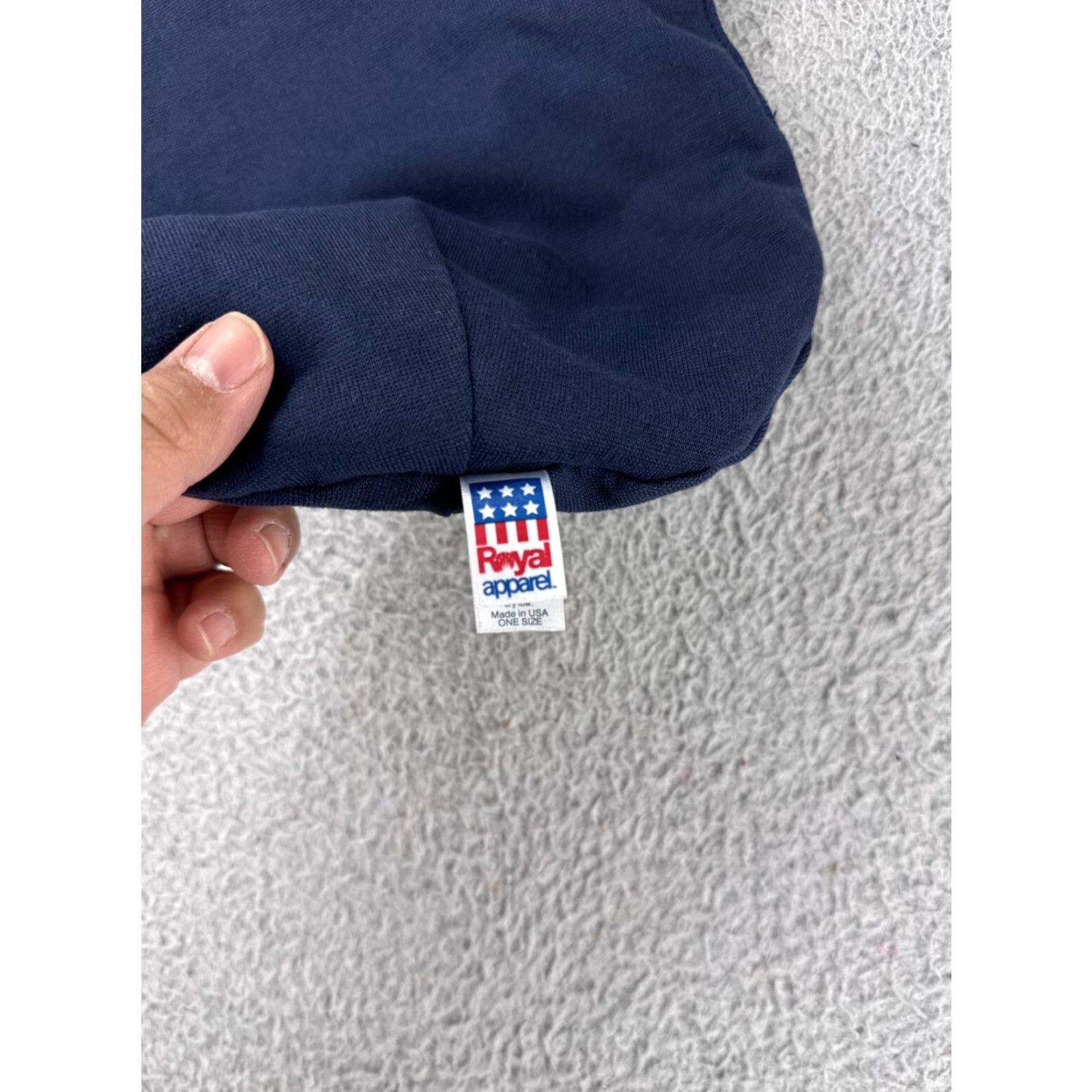 Vintage Royal Apparel Beanie Womens One Size Blue Jersey Logo Ski Womens Size ONE SIZE - 4 Thumbnail