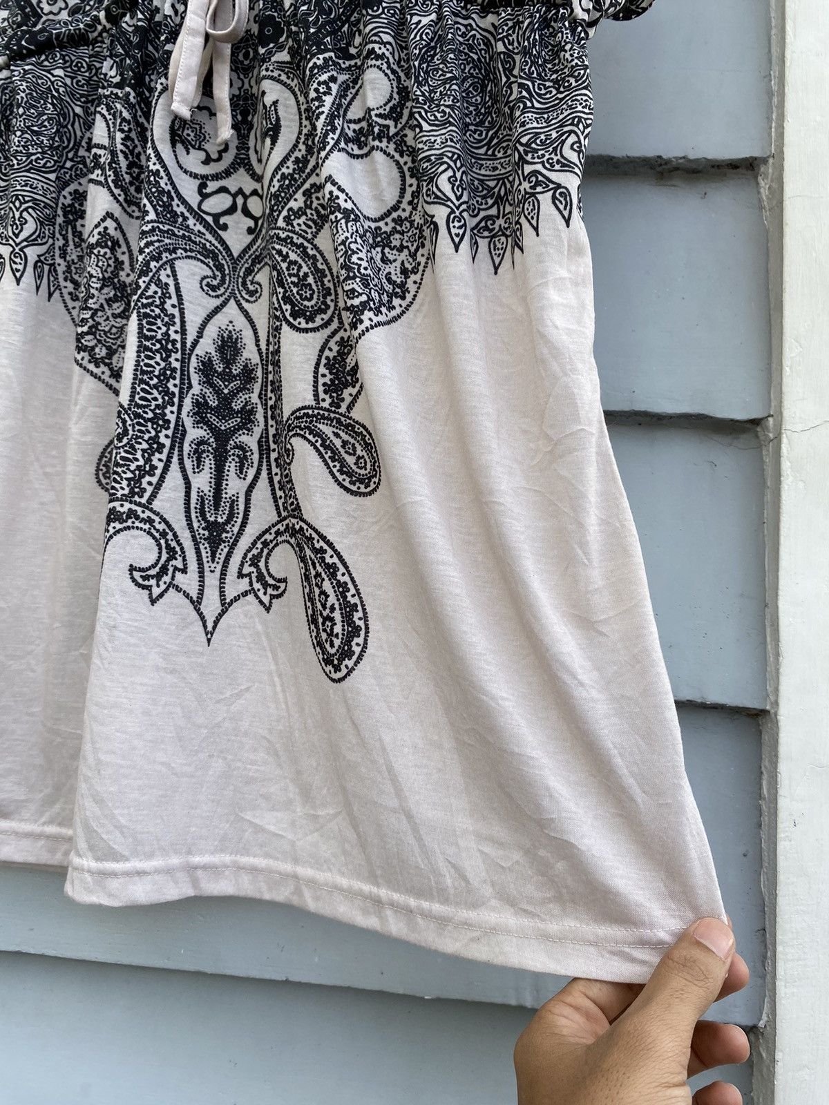 If Six Was Nine Chamelle Flower Paisley Bohemian Top Size M / US 6-8 / IT 42-44 - 7 Thumbnail