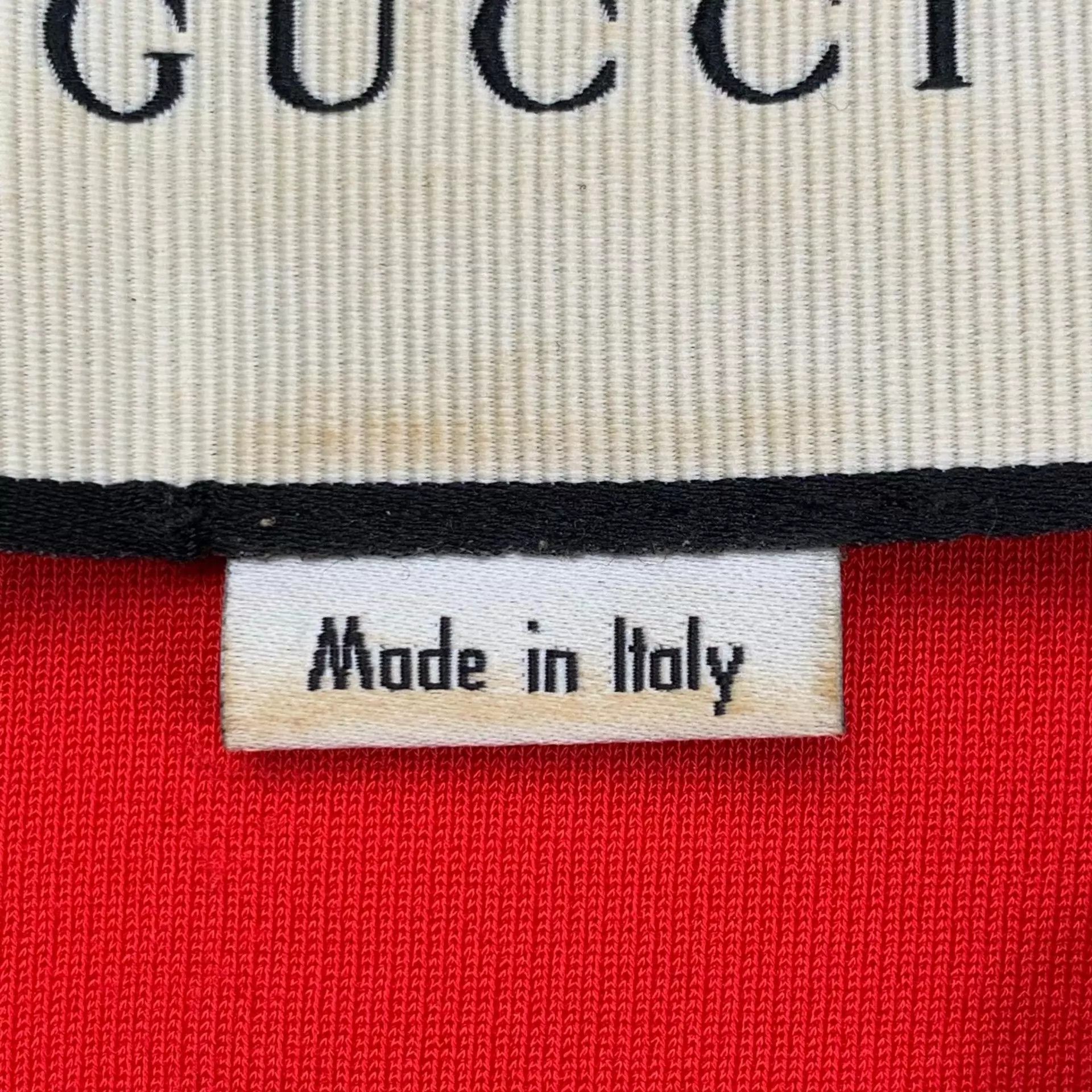 Gucci GUCCI Women's Red GG Short Sleeve Dress M Size M / US 6-8 / IT 42-44 - 4 Thumbnail