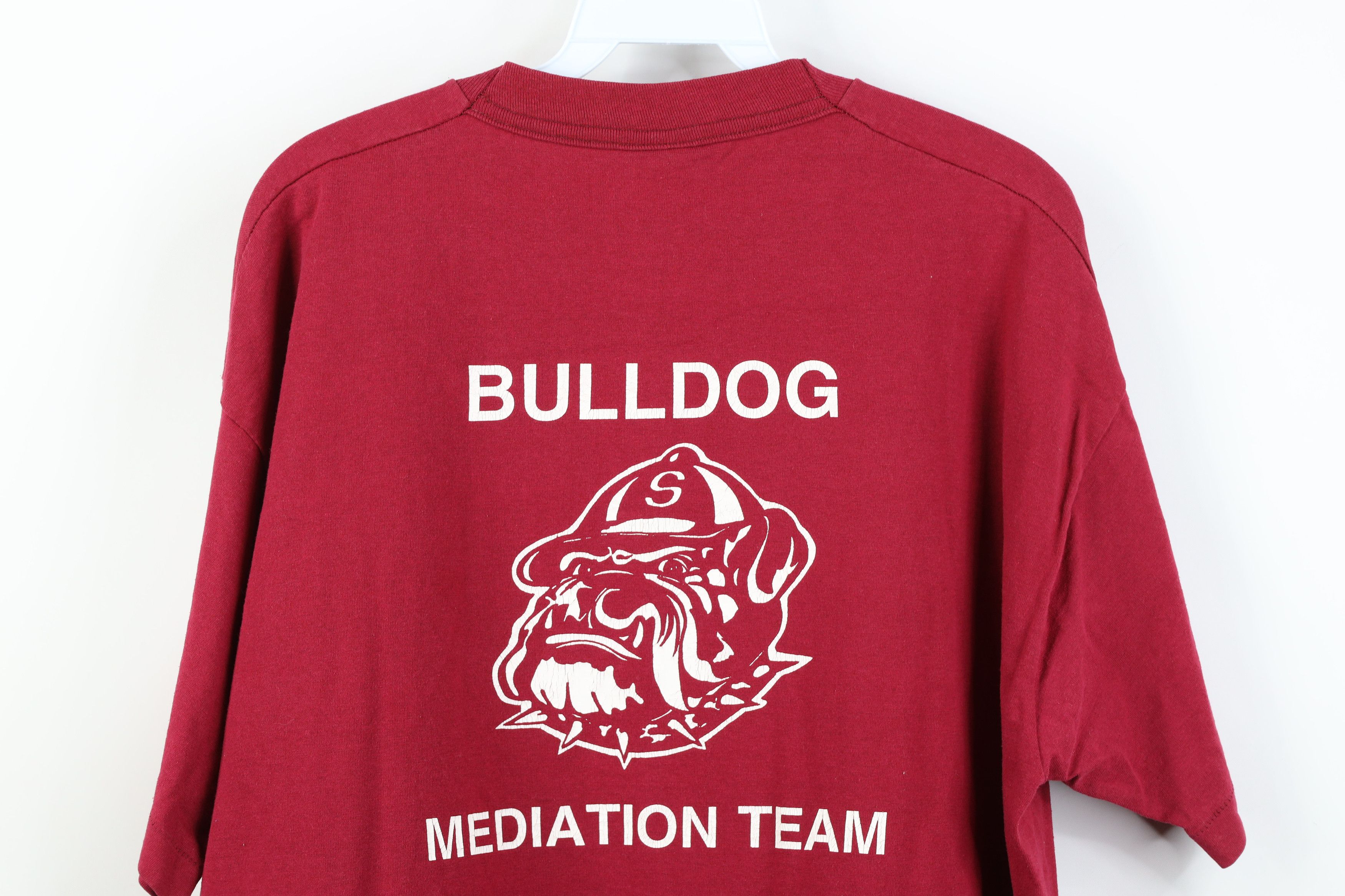 Vintage Vintage 90s Streetwear Team Bulldog Lawyer T-Shirt USA Size US XL / EU 56 / 4 - 12 Thumbnail