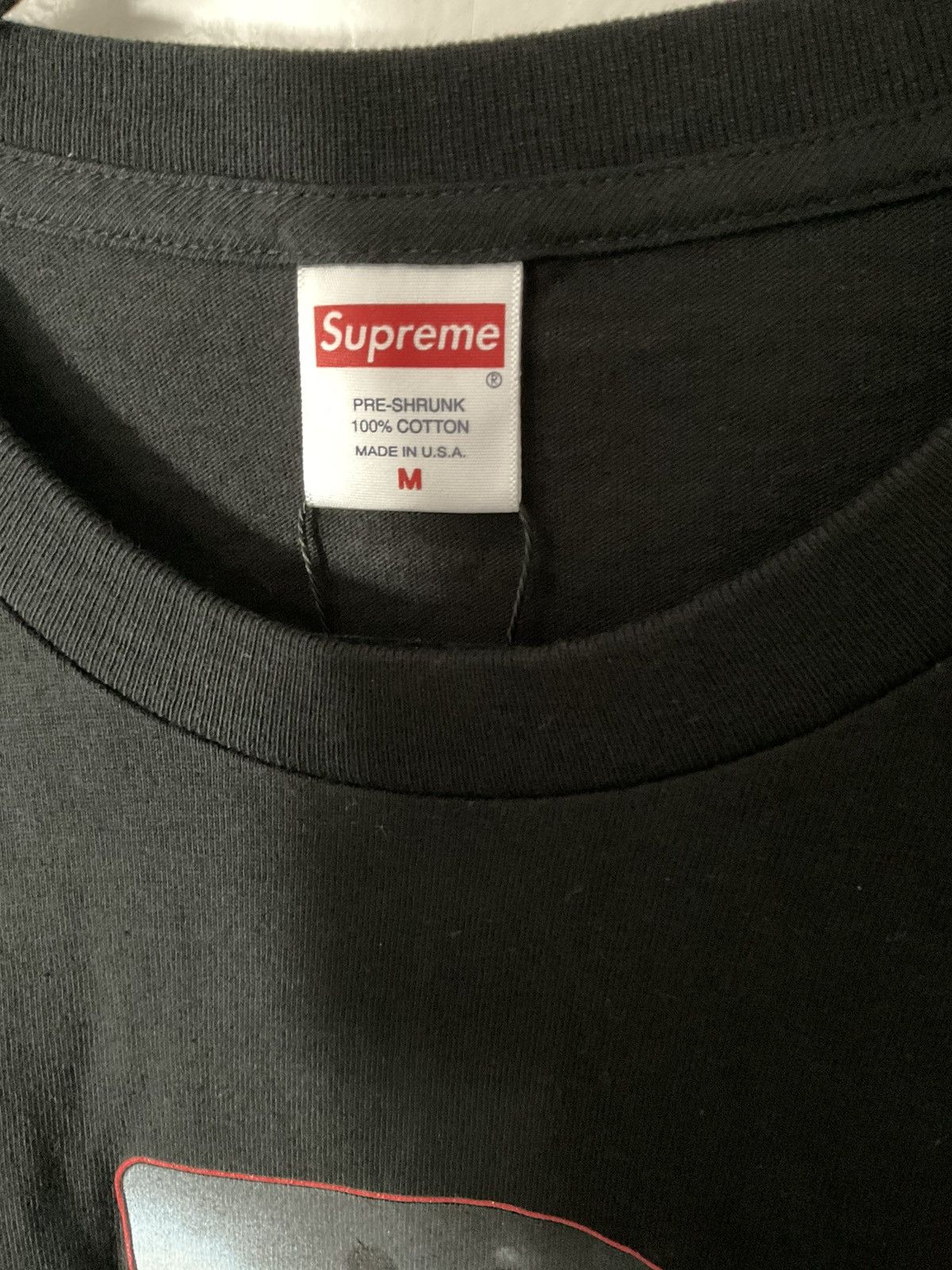 Supreme Supreme Shadow Tee Shirt Black - Size Medium Size US M / EU 48-50 / 2 - 2 Thumbnail