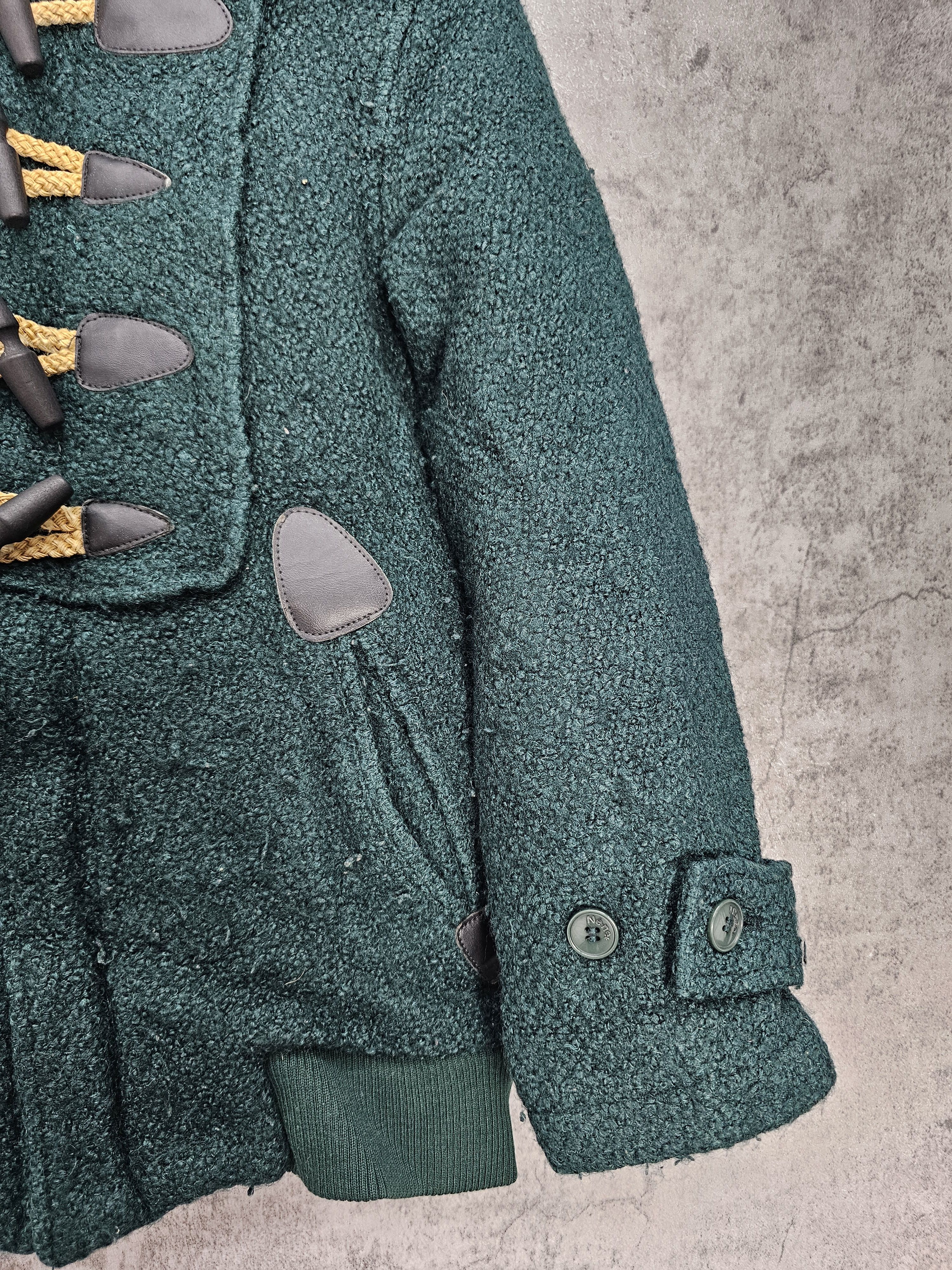 Ne-Net Vintage NE-NET Green Duffel Jacket J0068 Size XXS / US 00 / IT 34 - 3 Thumbnail