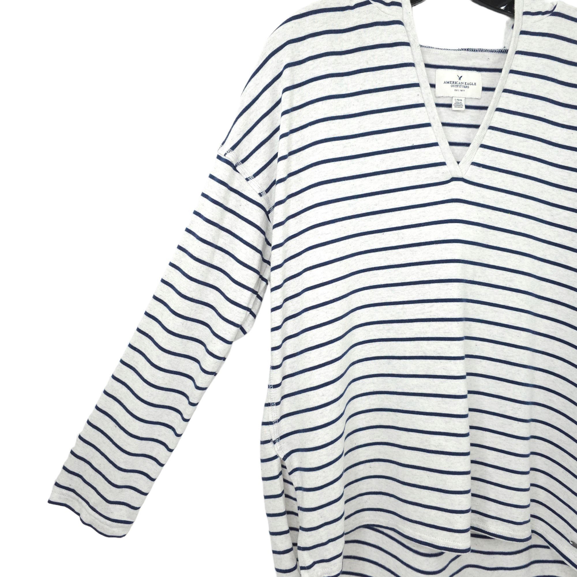 American Eagle Outfitters American Eagle V Neck Pullover Hoodie Sweater Womens Size L Size L / US 10 / IT 46 - 12 Thumbnail