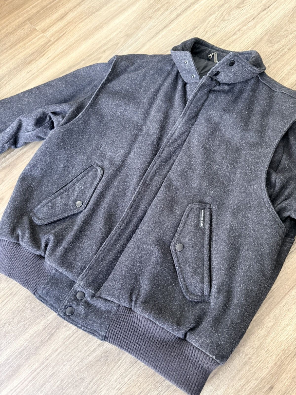 Members Only Vintage Members Only wool jacket black Size US XL / EU 56 / 4 - 2 Thumbnail