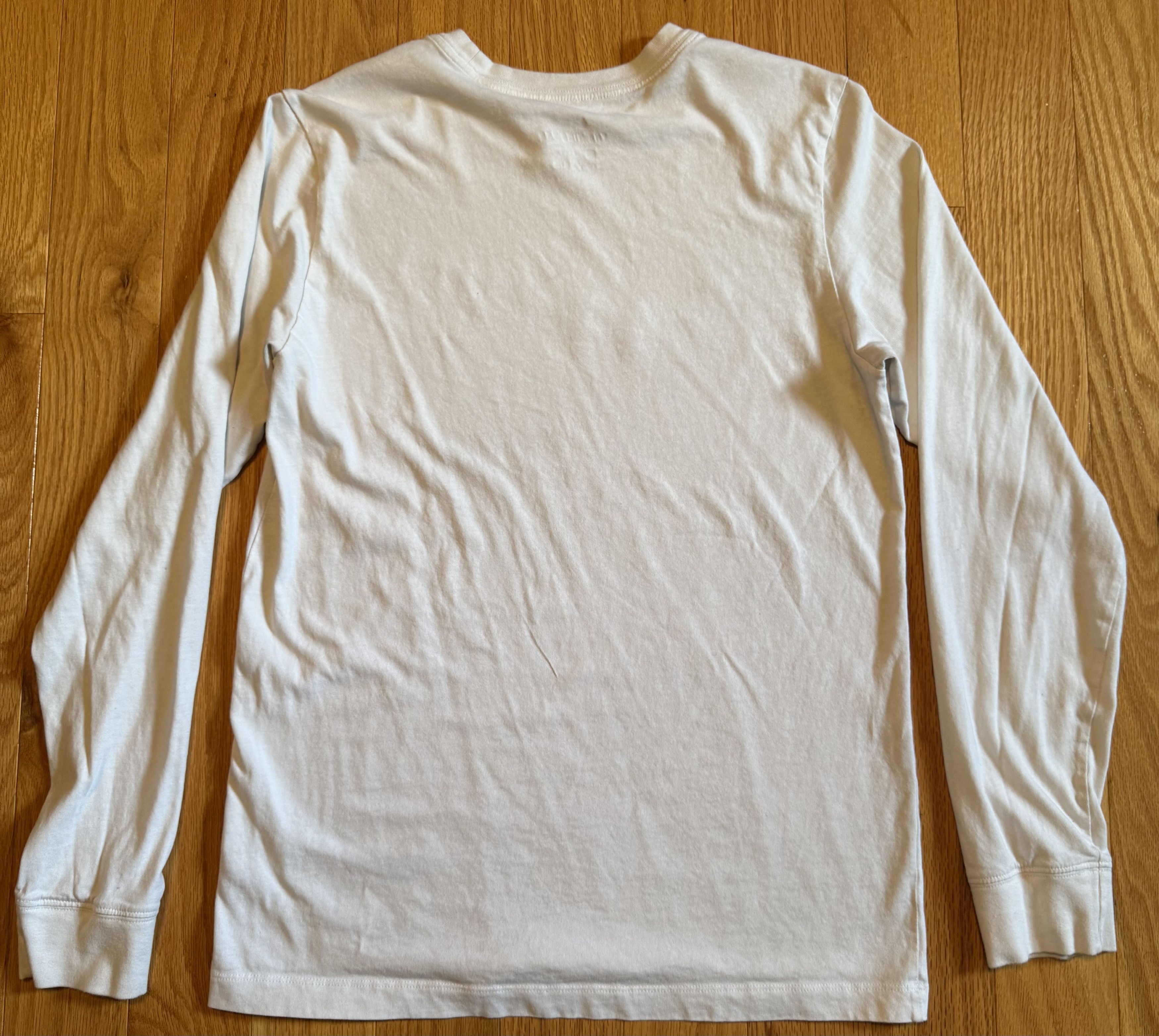 Nike Nike White Long Sleeve Swoosh Tee (Small) Size US S / EU 44-46 / 1 - 3 Thumbnail