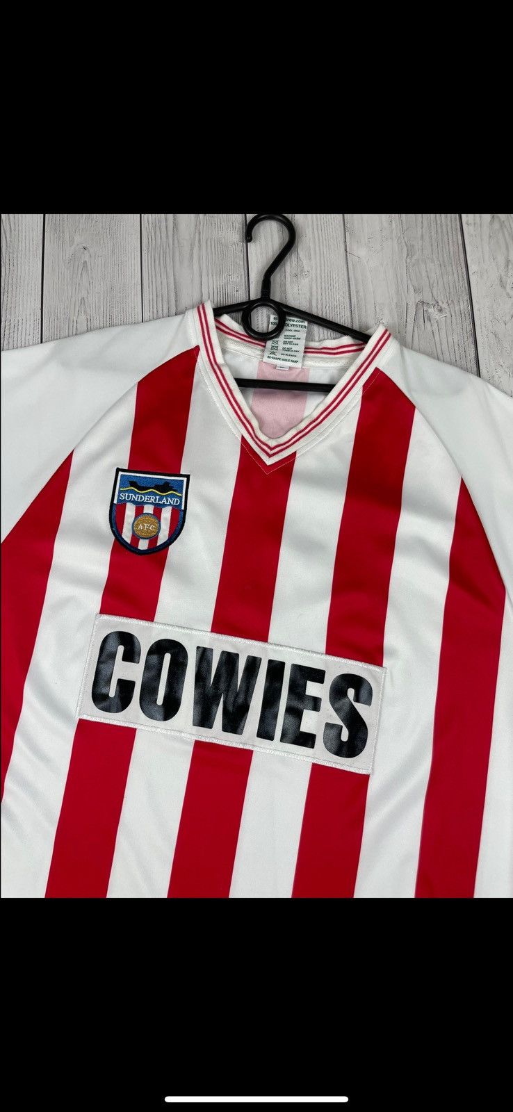 Vintage Vintage Sunderland soccer jersey rare retro size XL logo Size US XL / EU 56 / 4 - 2 Thumbnail