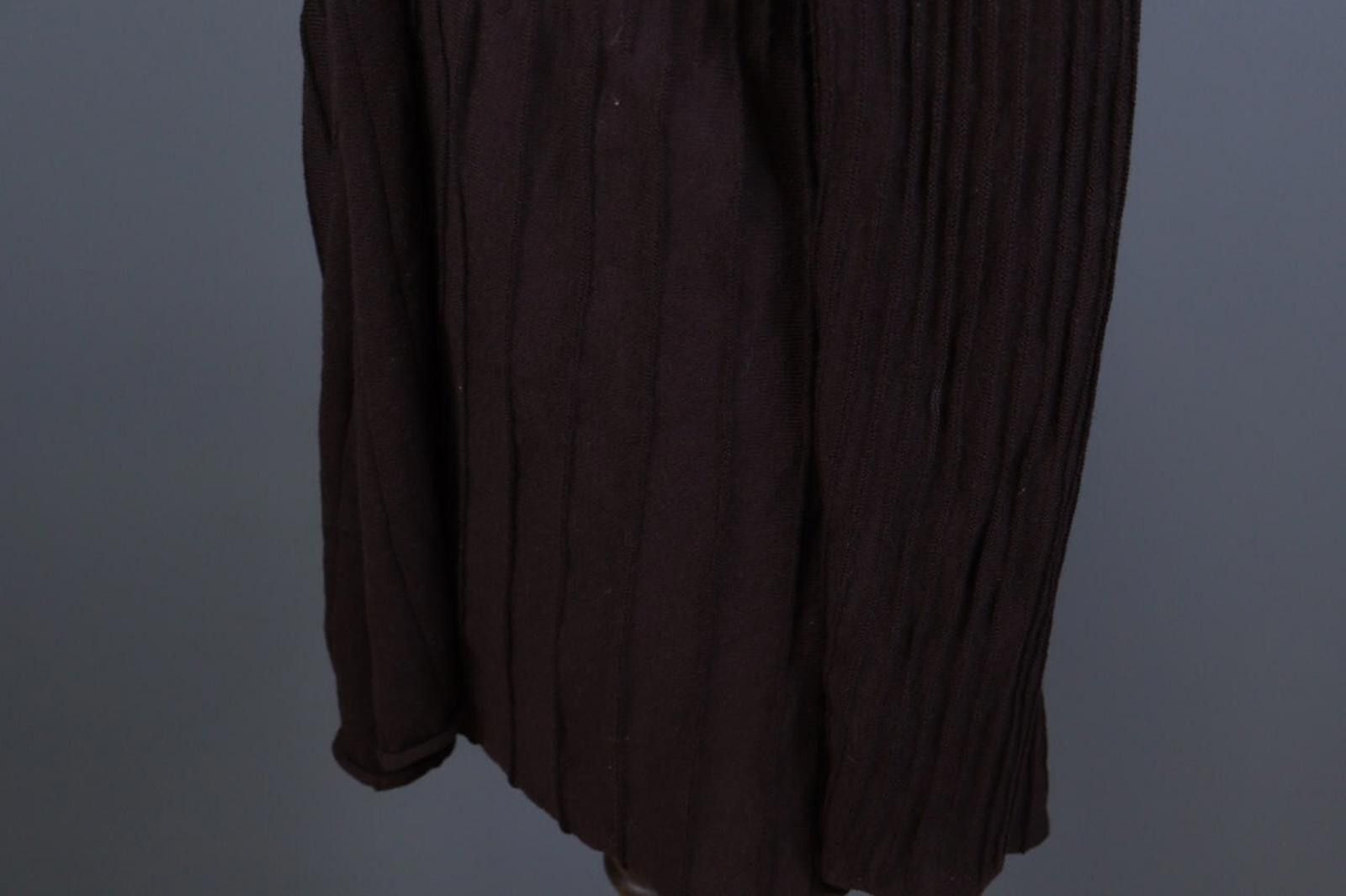 Eileen Fisher Eileen Fisher Brown Ribbed Wool Cardigan Sweater Size 1X Size XL / US 12-14 / IT 48-50 - 7 Thumbnail