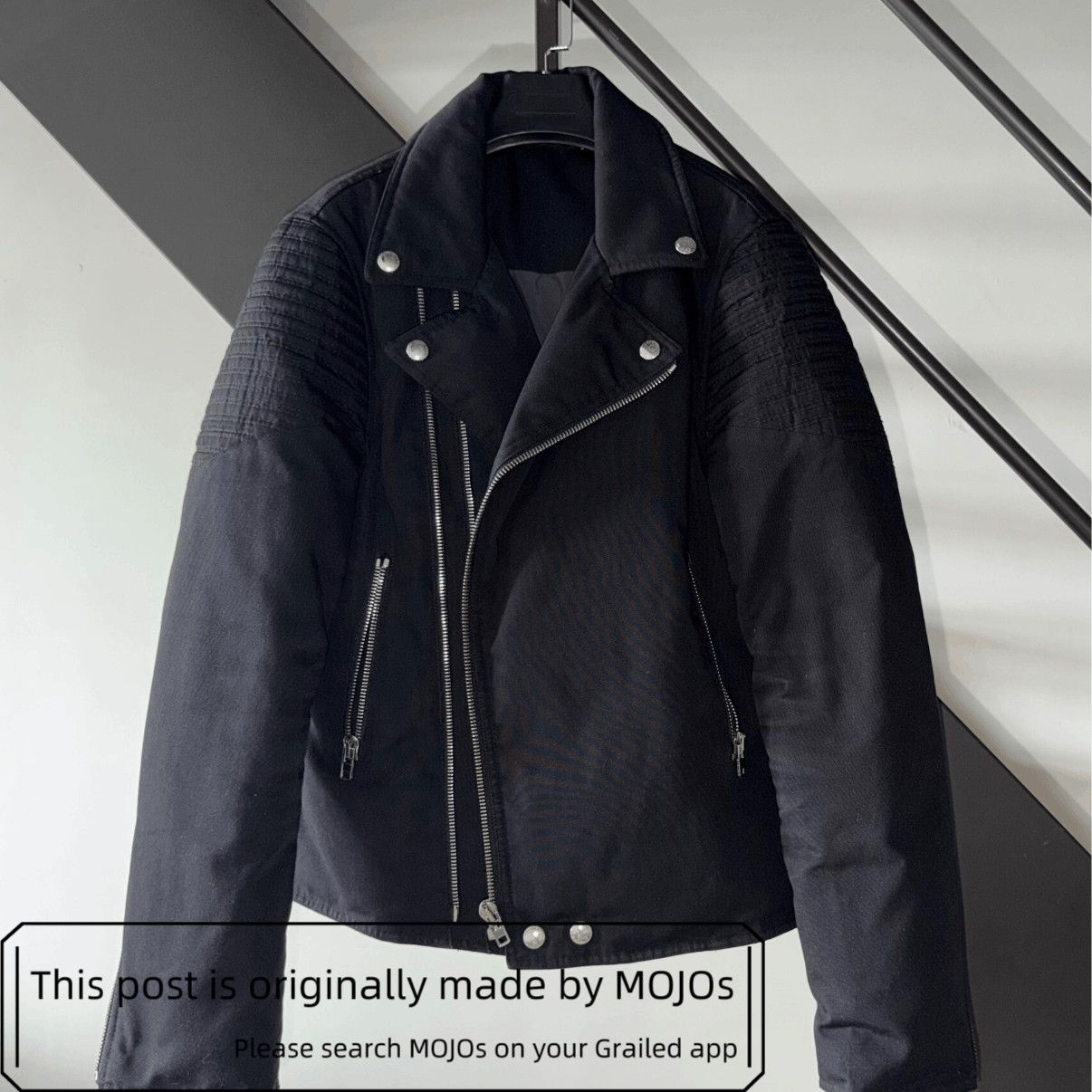 Givenchy Sz 48 Givenchy Bike Rider Padded Jacket mojos944 Size US M / EU 48-50 / 2 - 1 Thumbnail